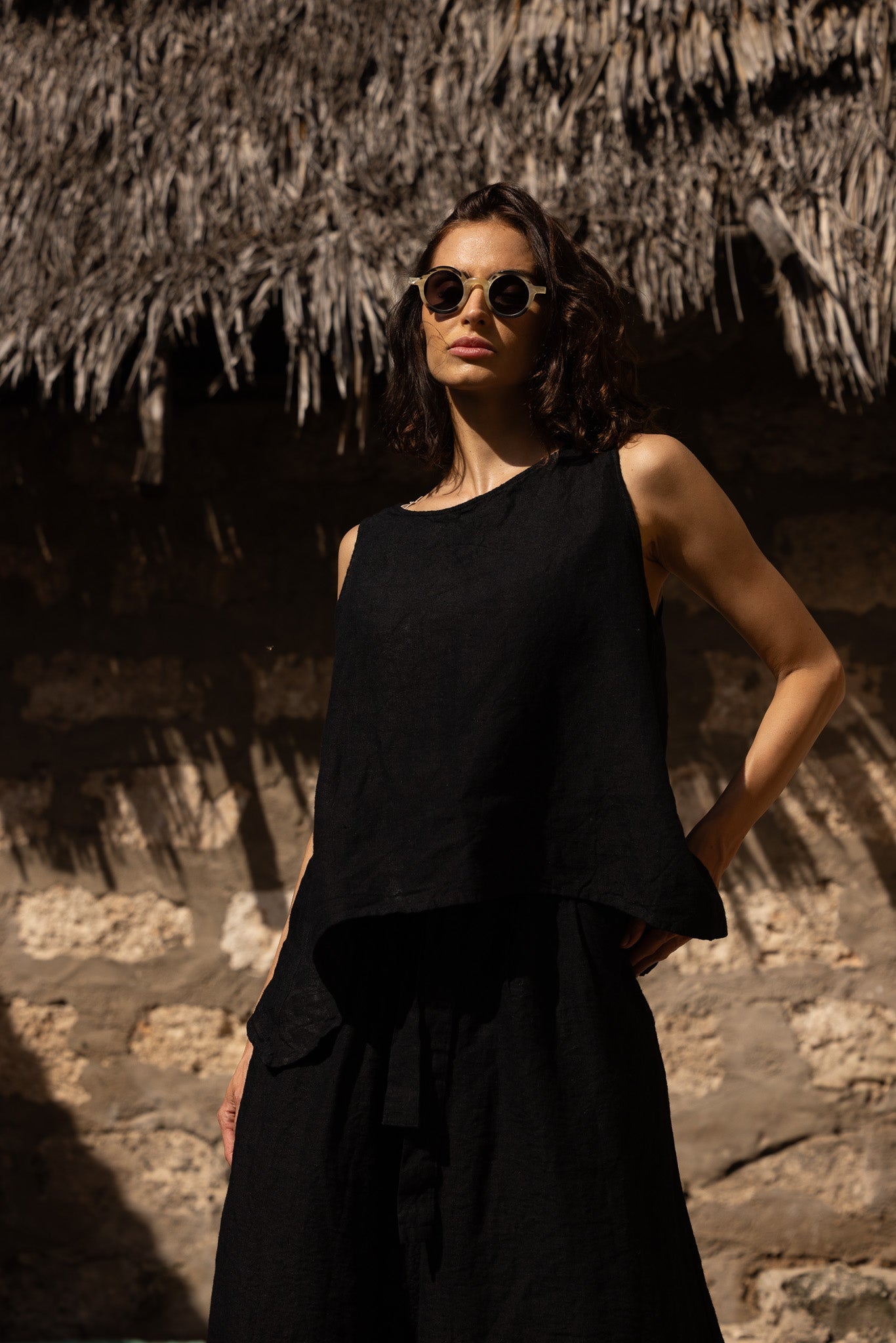 Taji Top - Linen - MegbyDesign