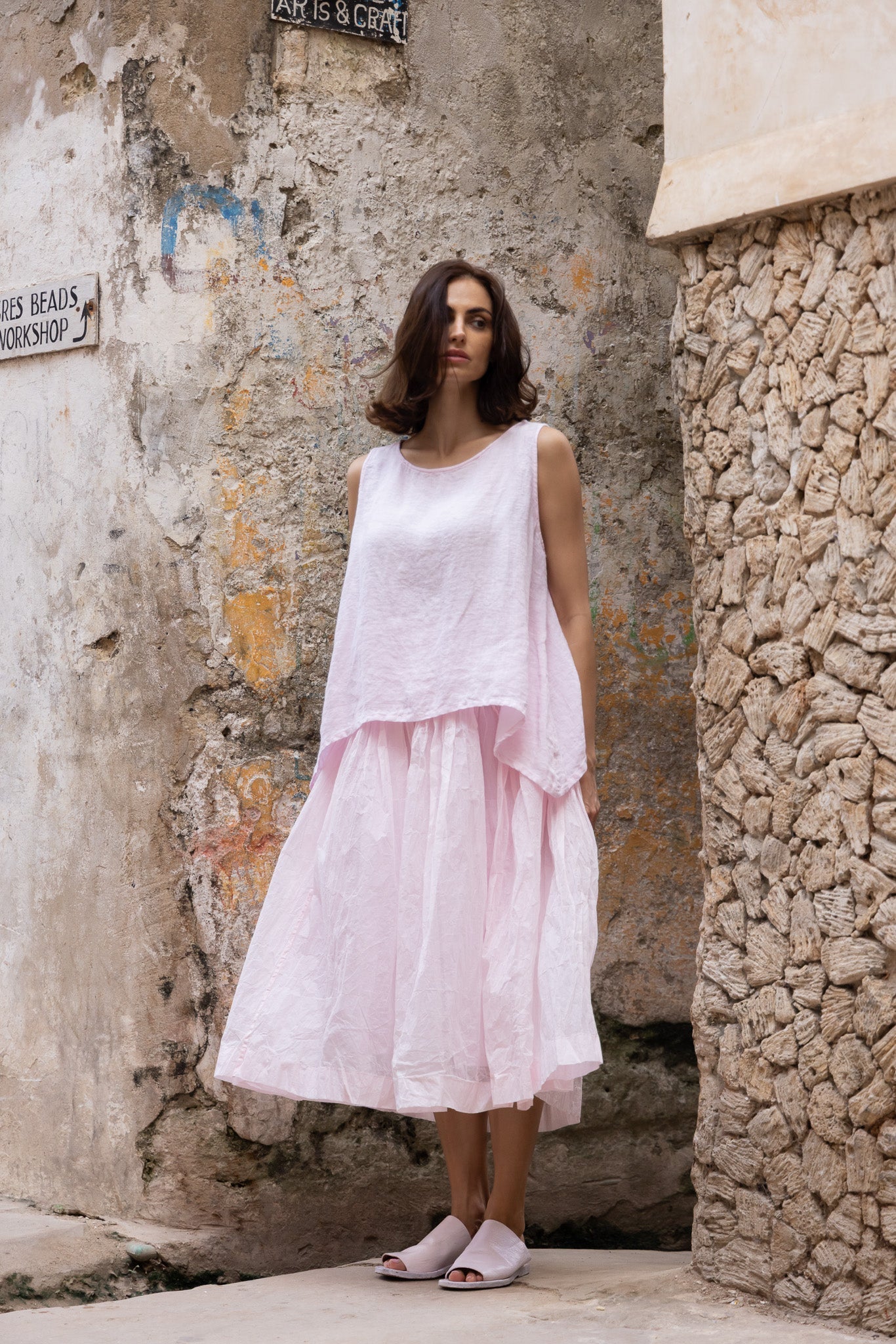 Taji Top - Linen - MegbyDesign
