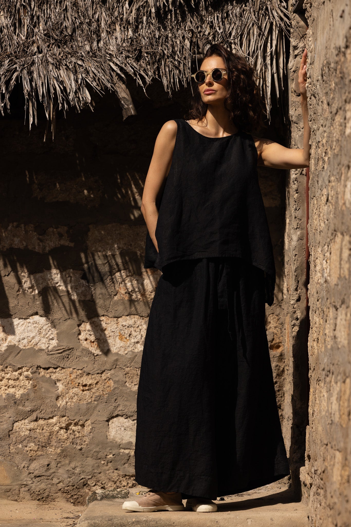 Taji Top - Linen - MegbyDesign