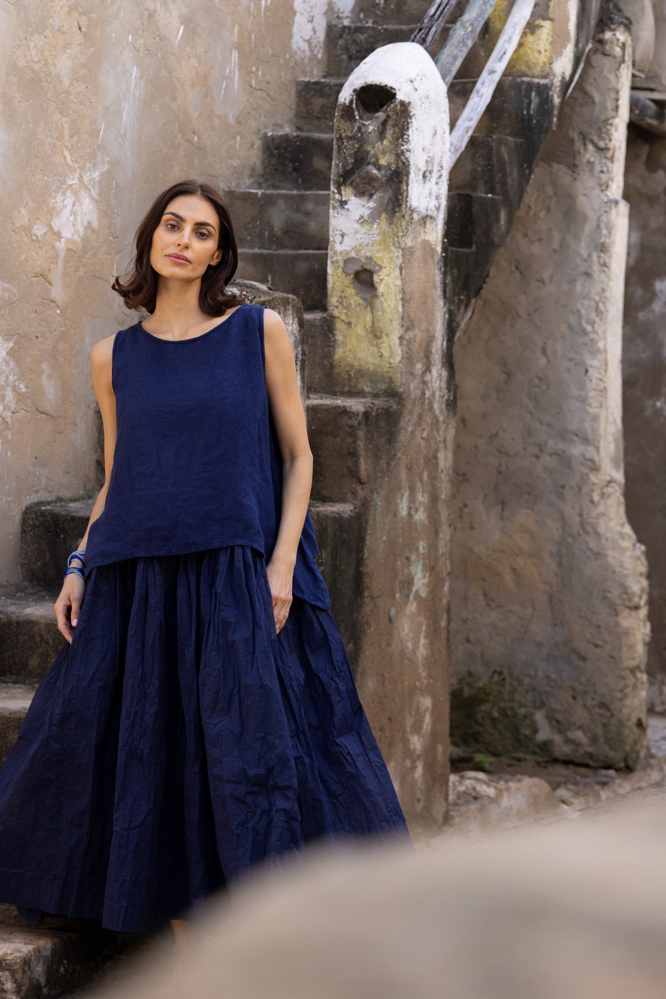 Taji Top - Linen - MegbyDesign