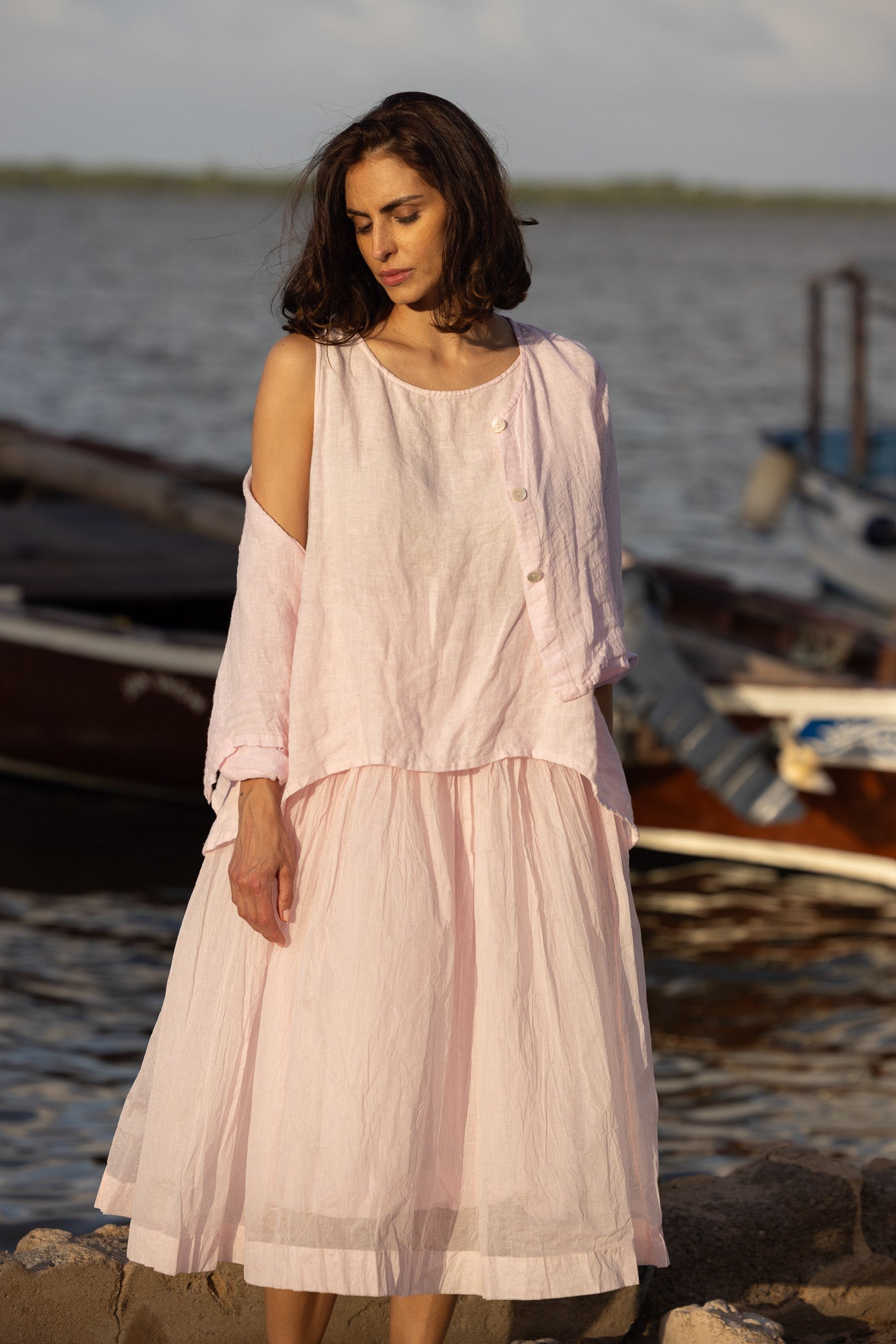 Taji Top - Linen - MegbyDesign
