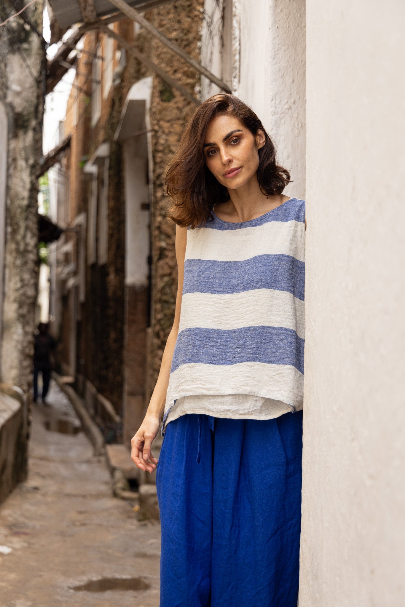 Taji Top - Linen - MegbyDesign