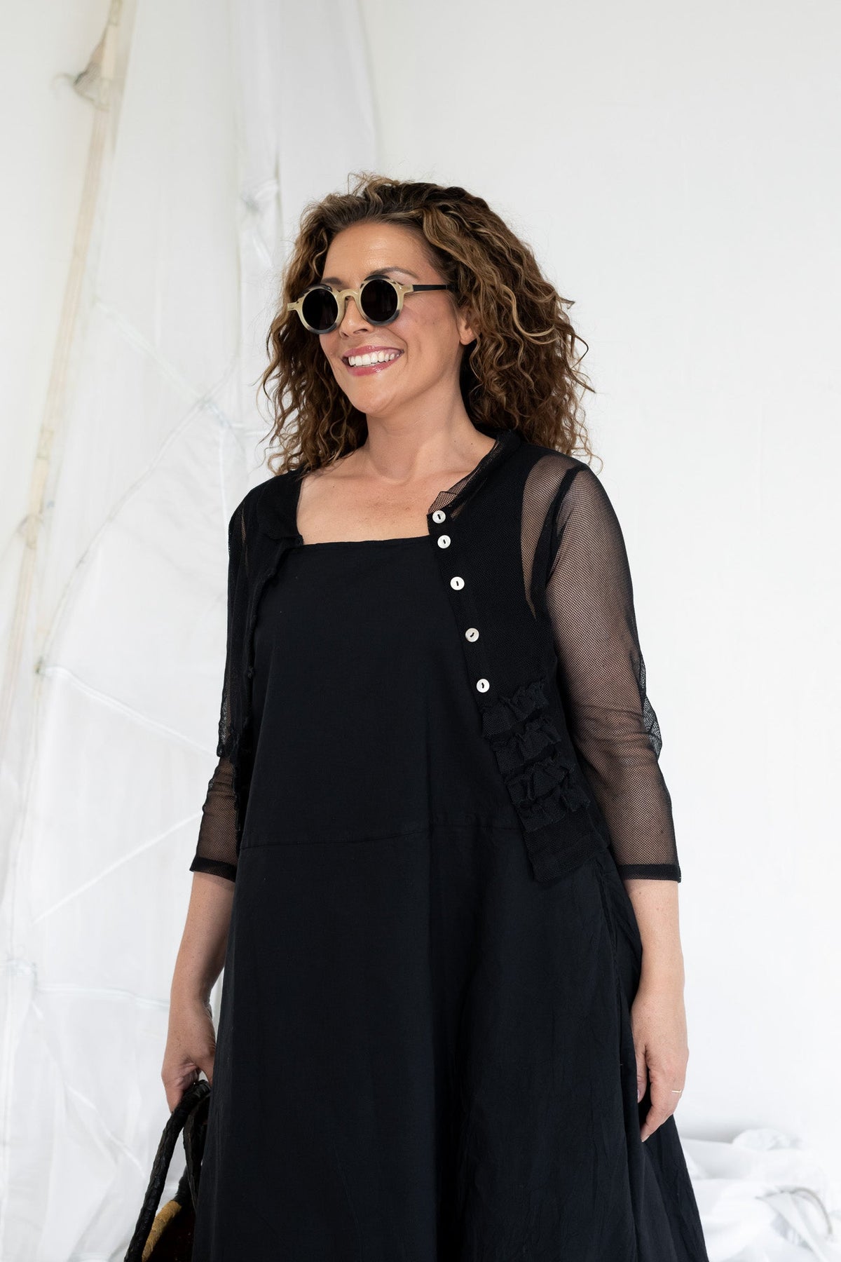 Tulsi Jacket - Cotton Mesh - MegbyDesign