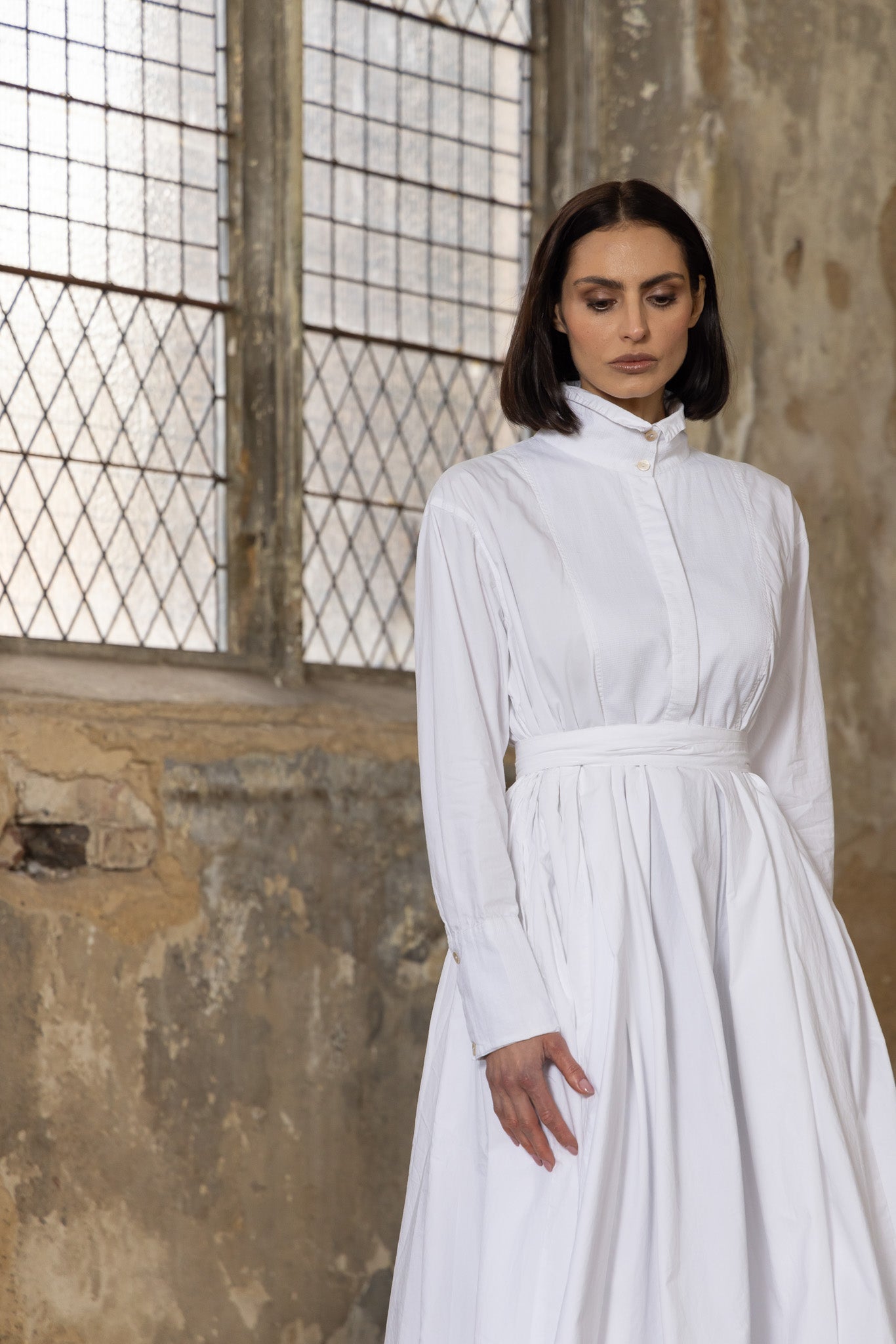 Winifred Dress - Cotton Poplin - MegbyDesign