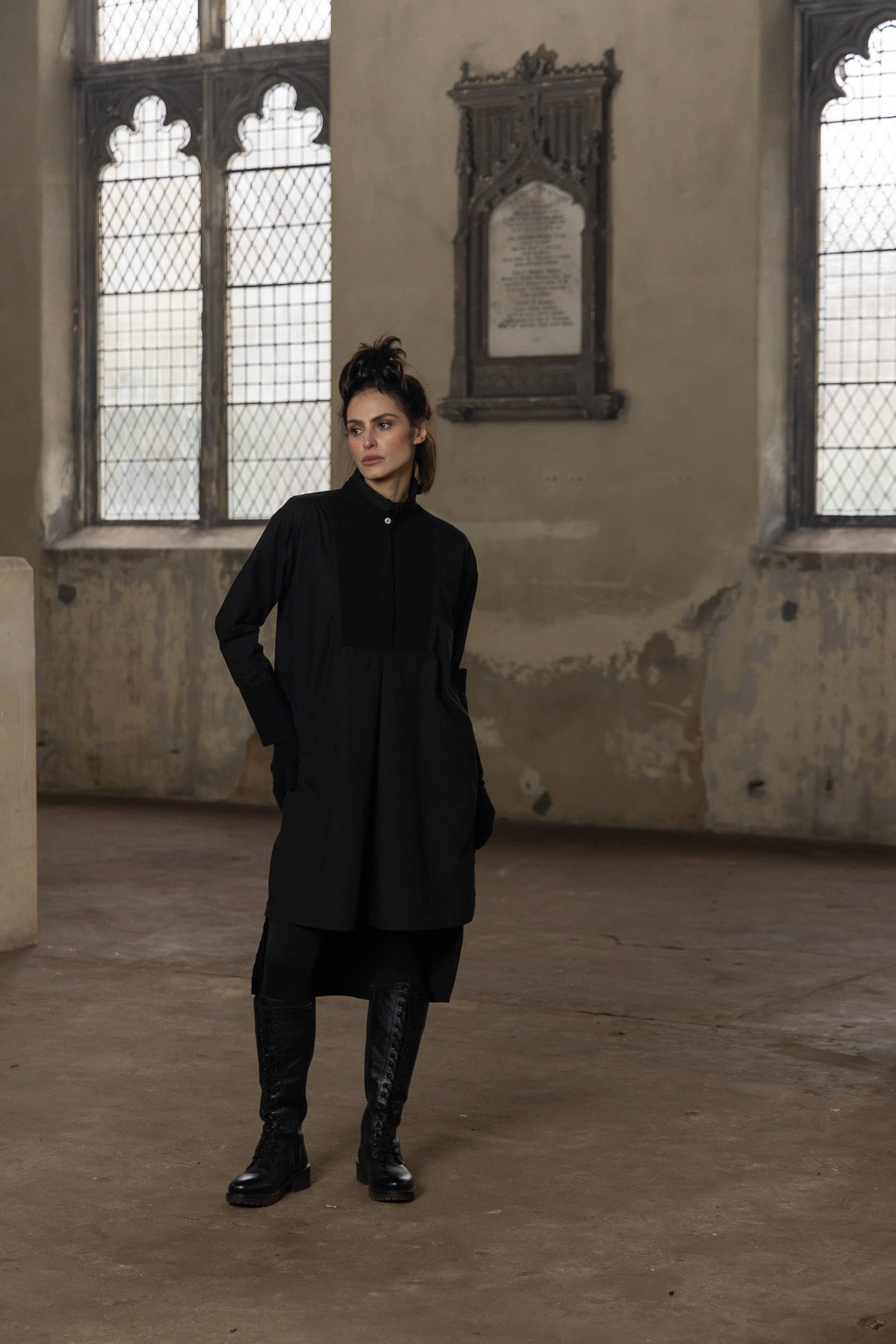 Winifred Shirt Dress - Cotton Poplin - MegbyDesign