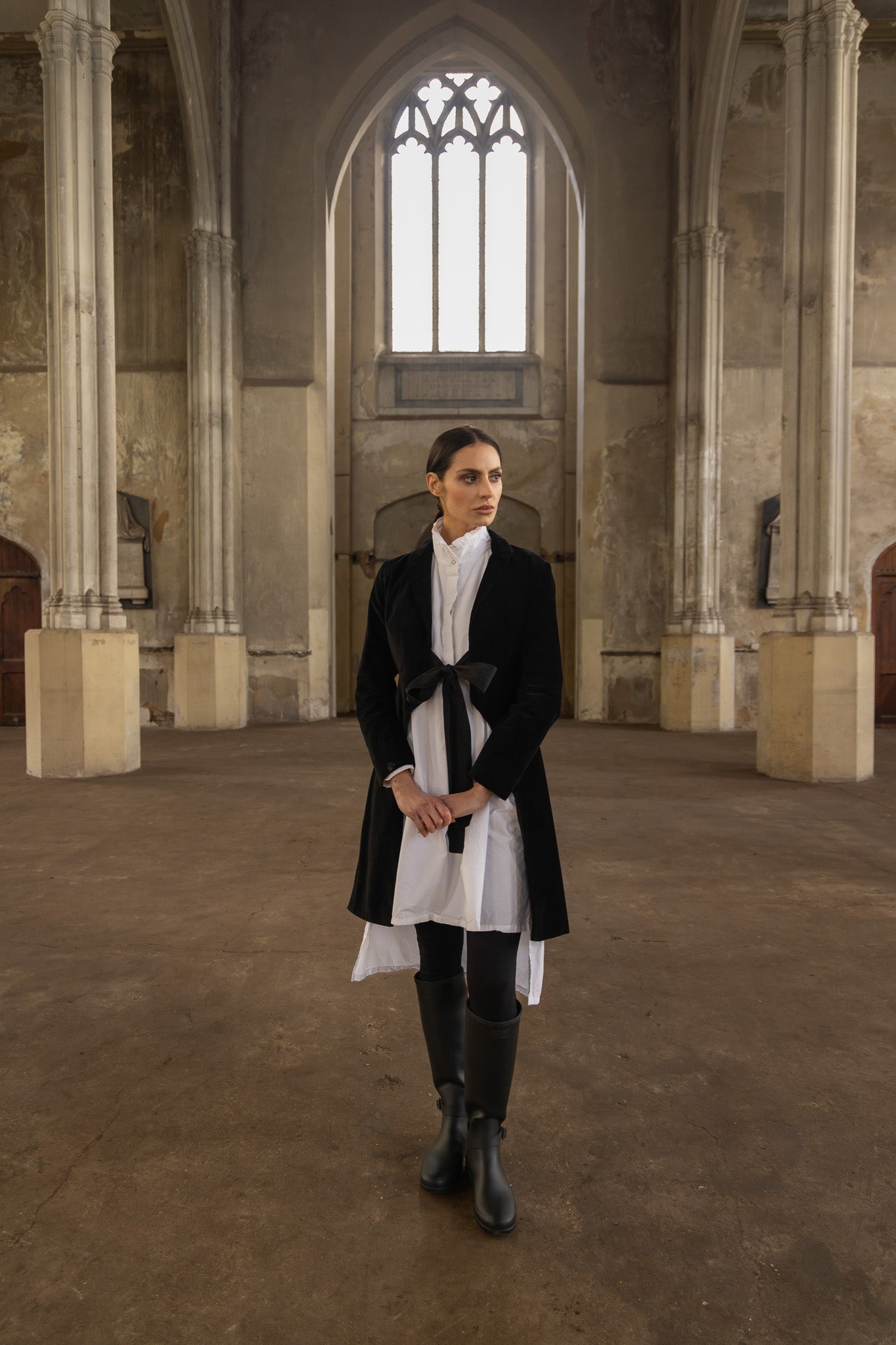 Winifred Shirt Dress - Cotton Poplin - MegbyDesign