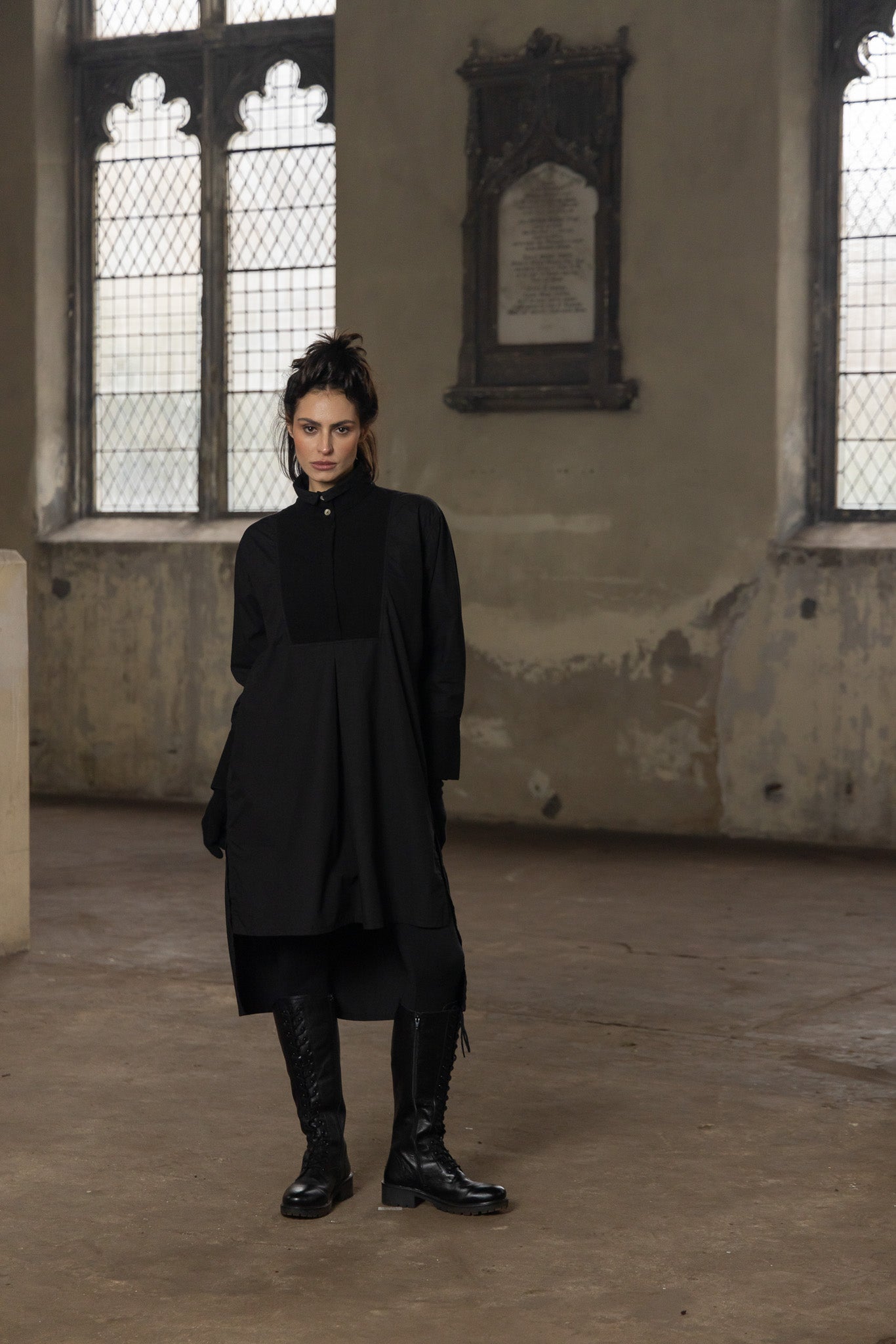 Winifred Shirt Dress - Cotton Poplin - MegbyDesign