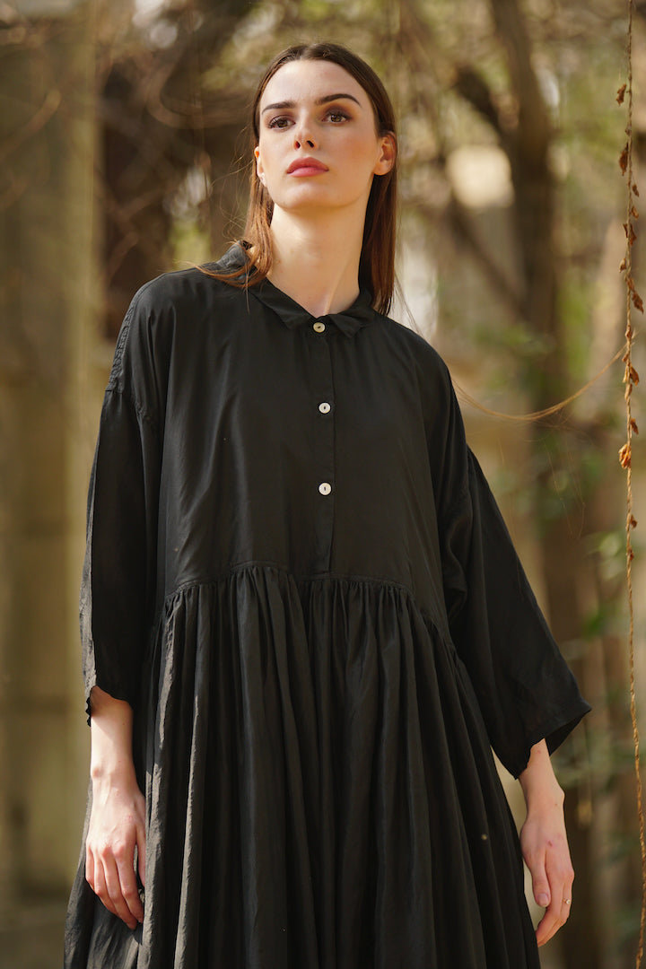 Edith Short Dress - Cotton Twill