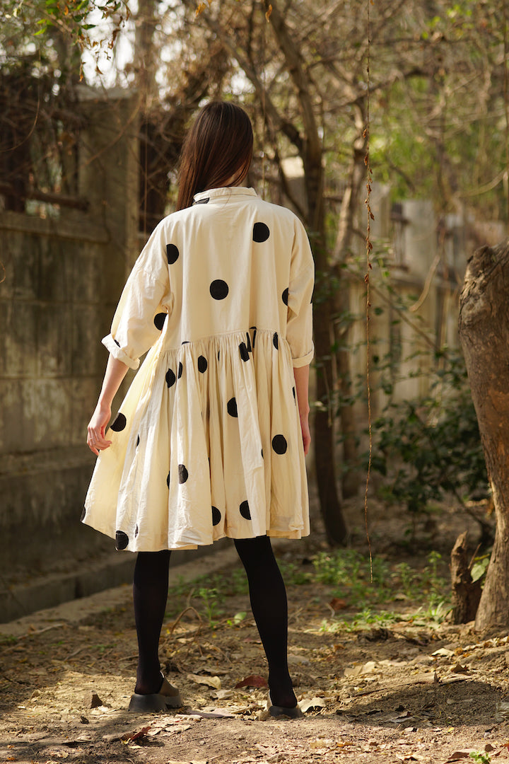 Edith Short Dress - Cotton Twill