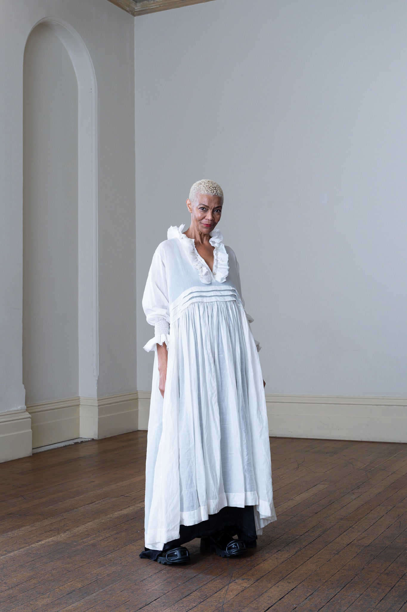 Odile Dress - Silk Cotton