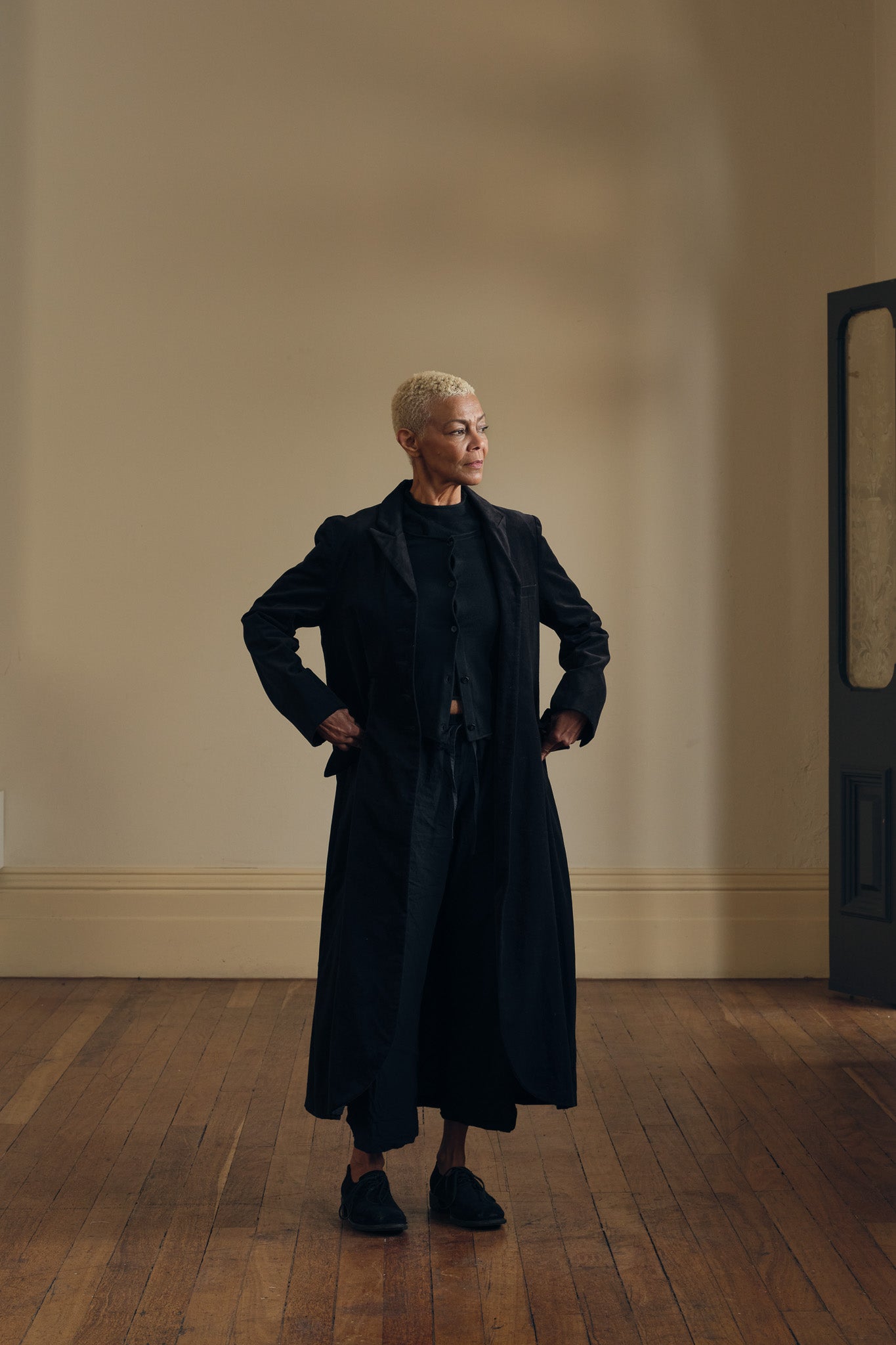 Arc Coat - Cotton Velvet