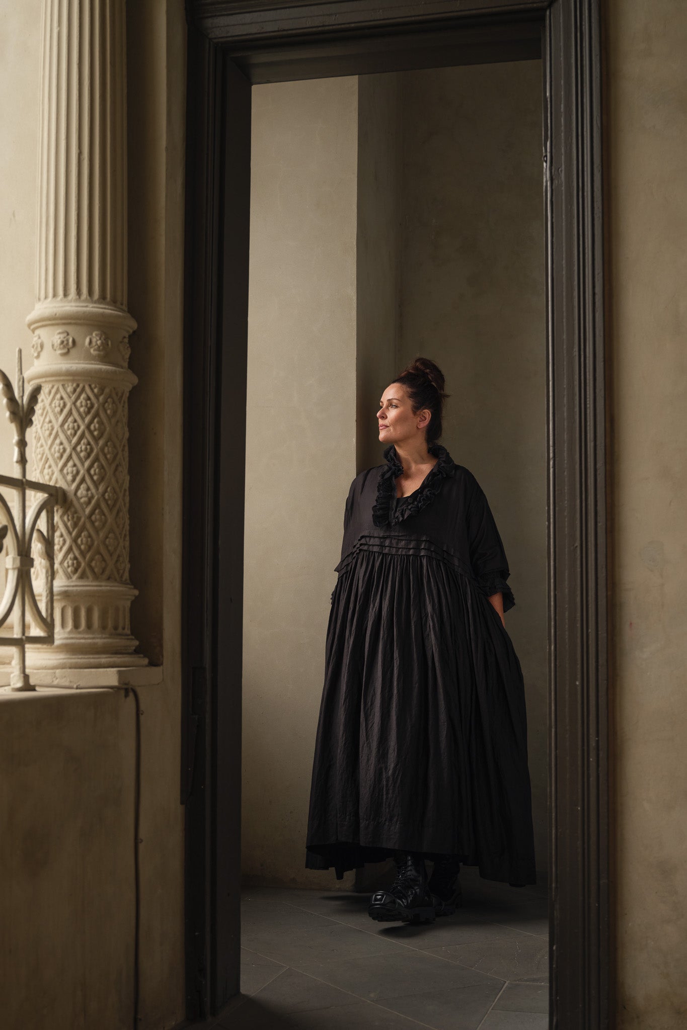 Odile Dress - Silk Cotton