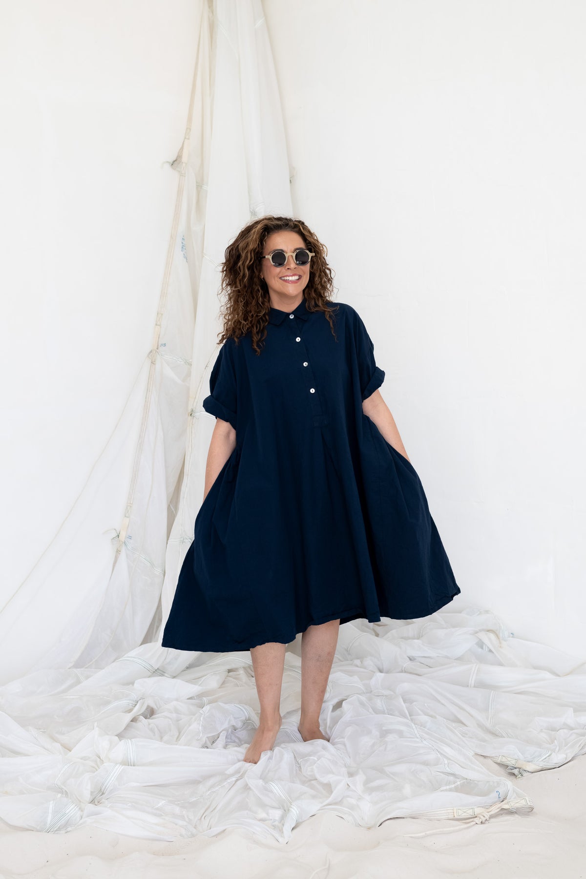Albany Dress - Cotton Poplin