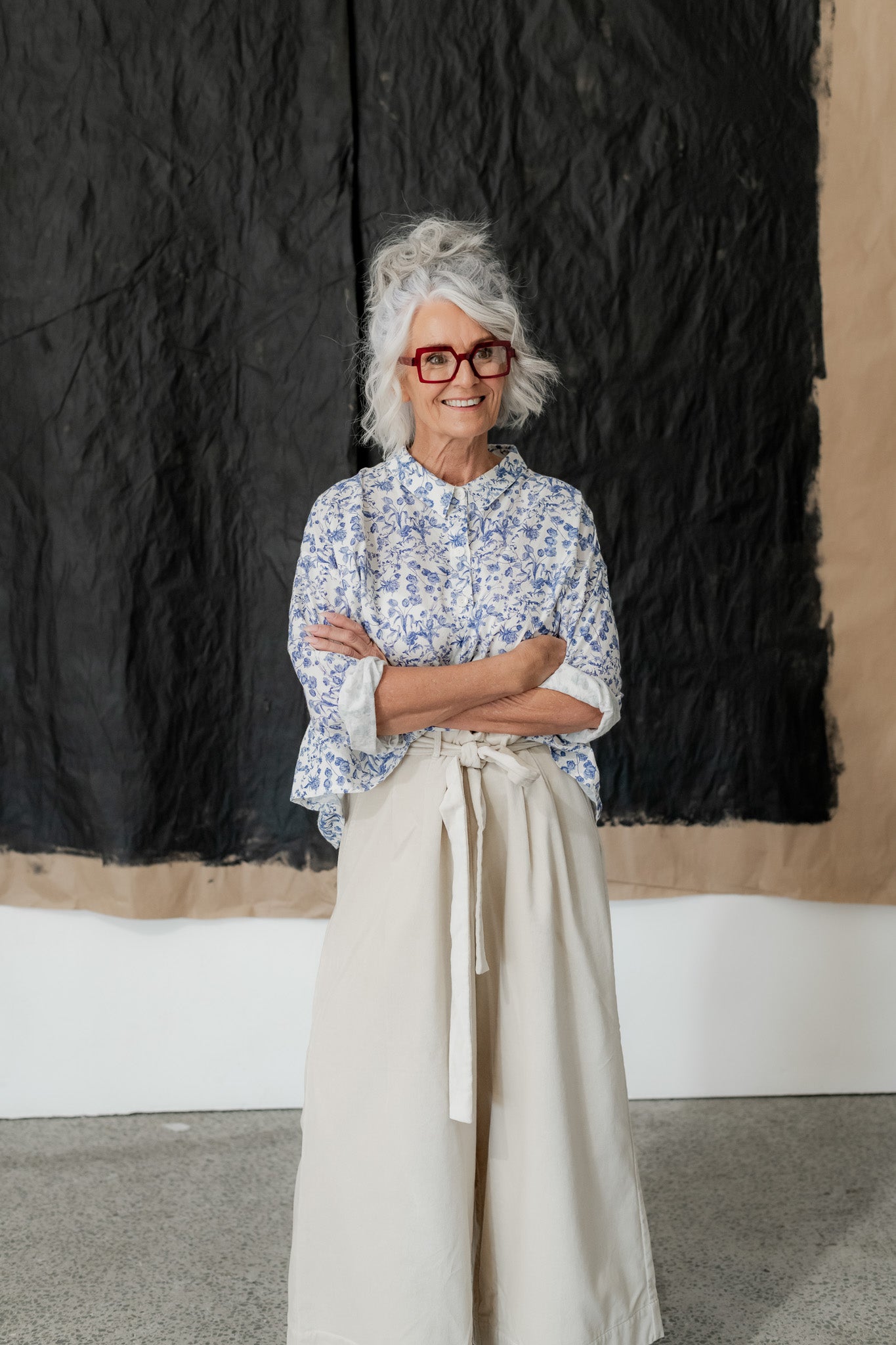 Harriet Trouser - Cotton Velvet