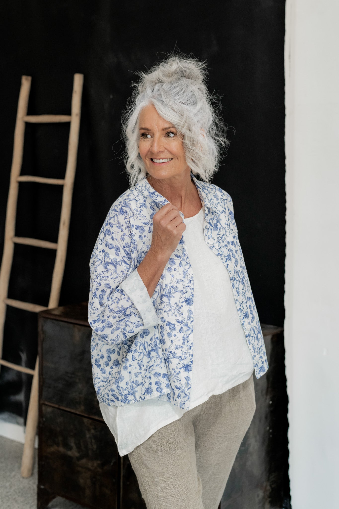 Taji Top - Linen