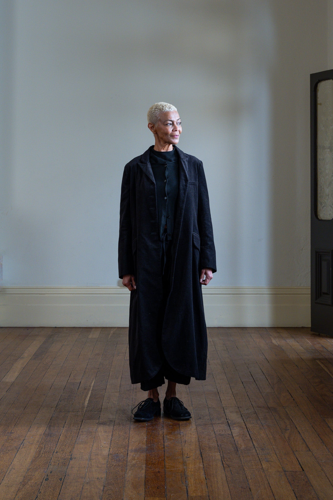 Arc Coat - Cotton Velvet - MegbyDesign