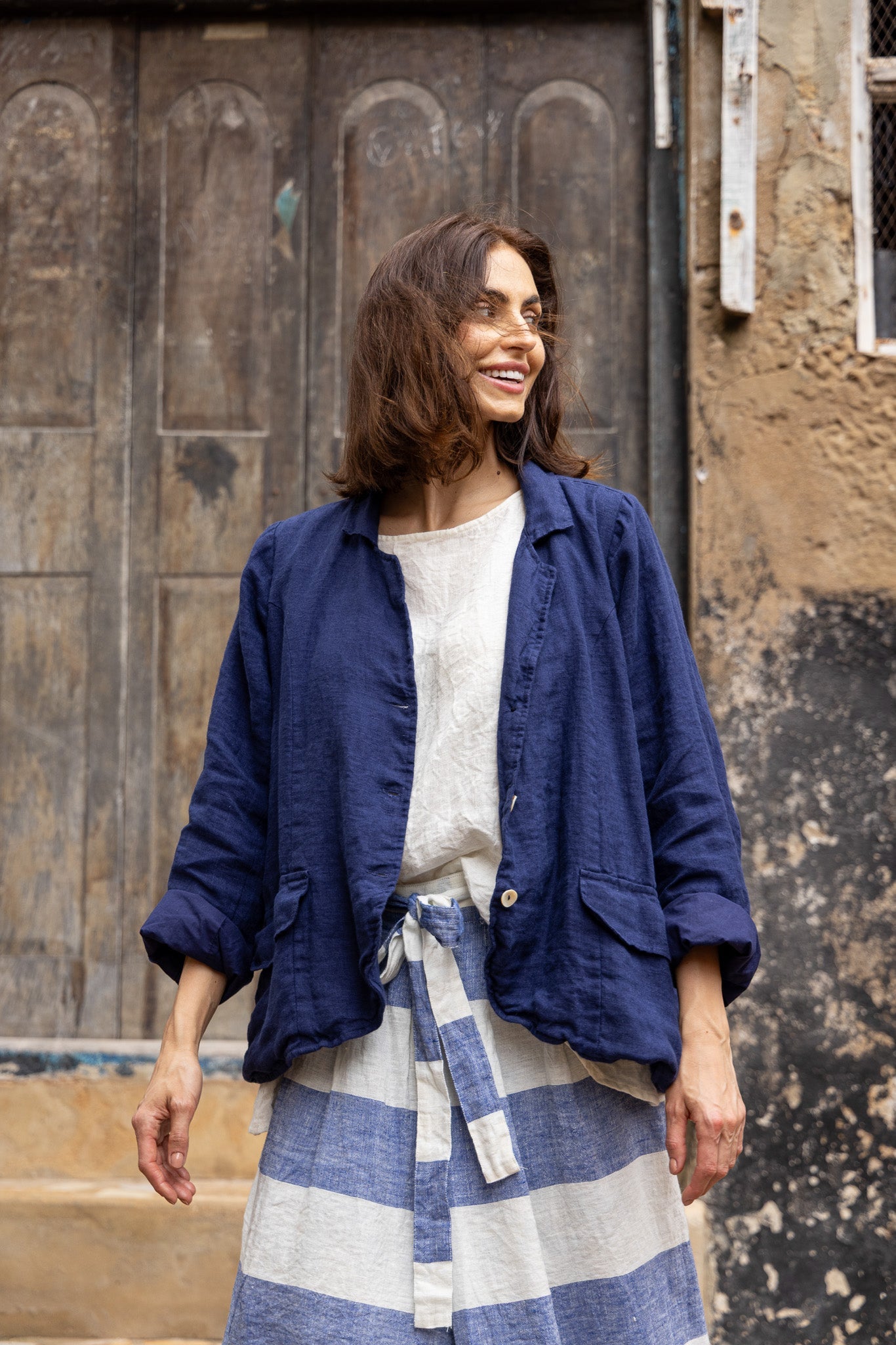 Baridi Jacket - Linen - MegbyDesign