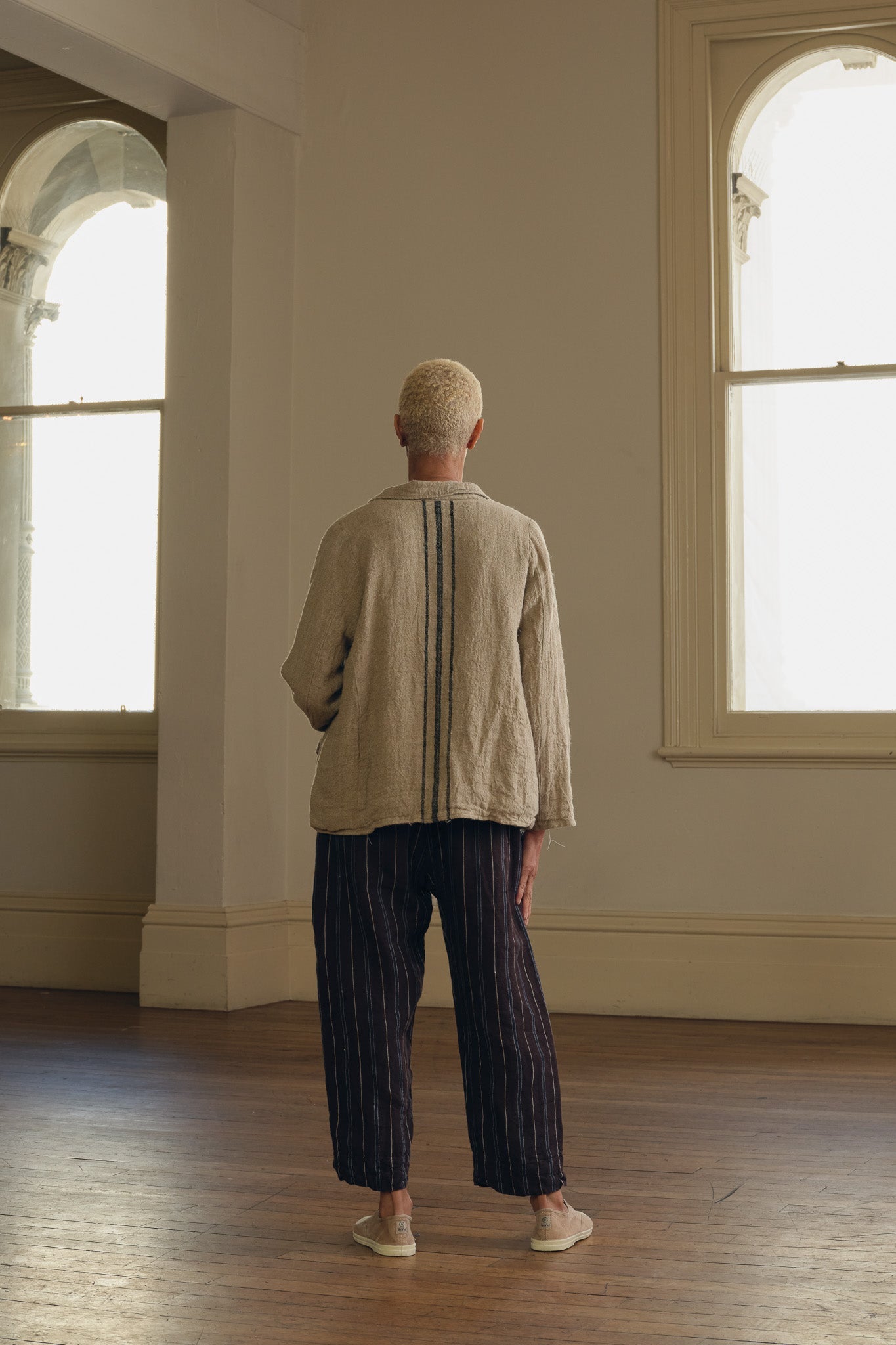 Baridi Jacket - Raw Linen - MegbyDesign