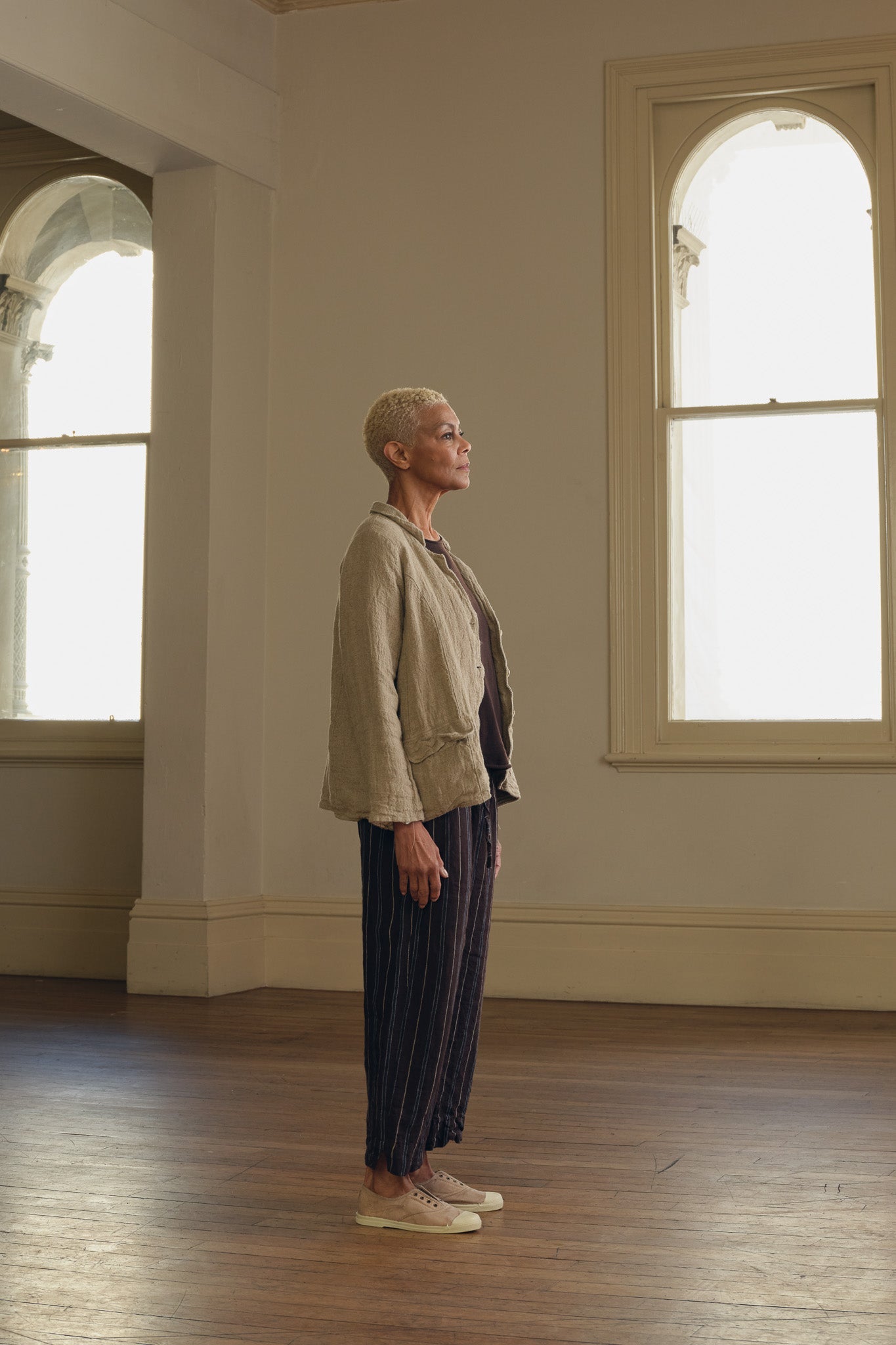 Baridi Jacket - Raw Linen - MegbyDesign