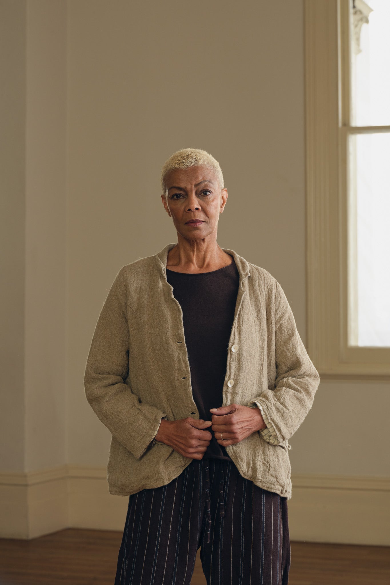 Baridi Jacket - Raw Linen - MegbyDesign