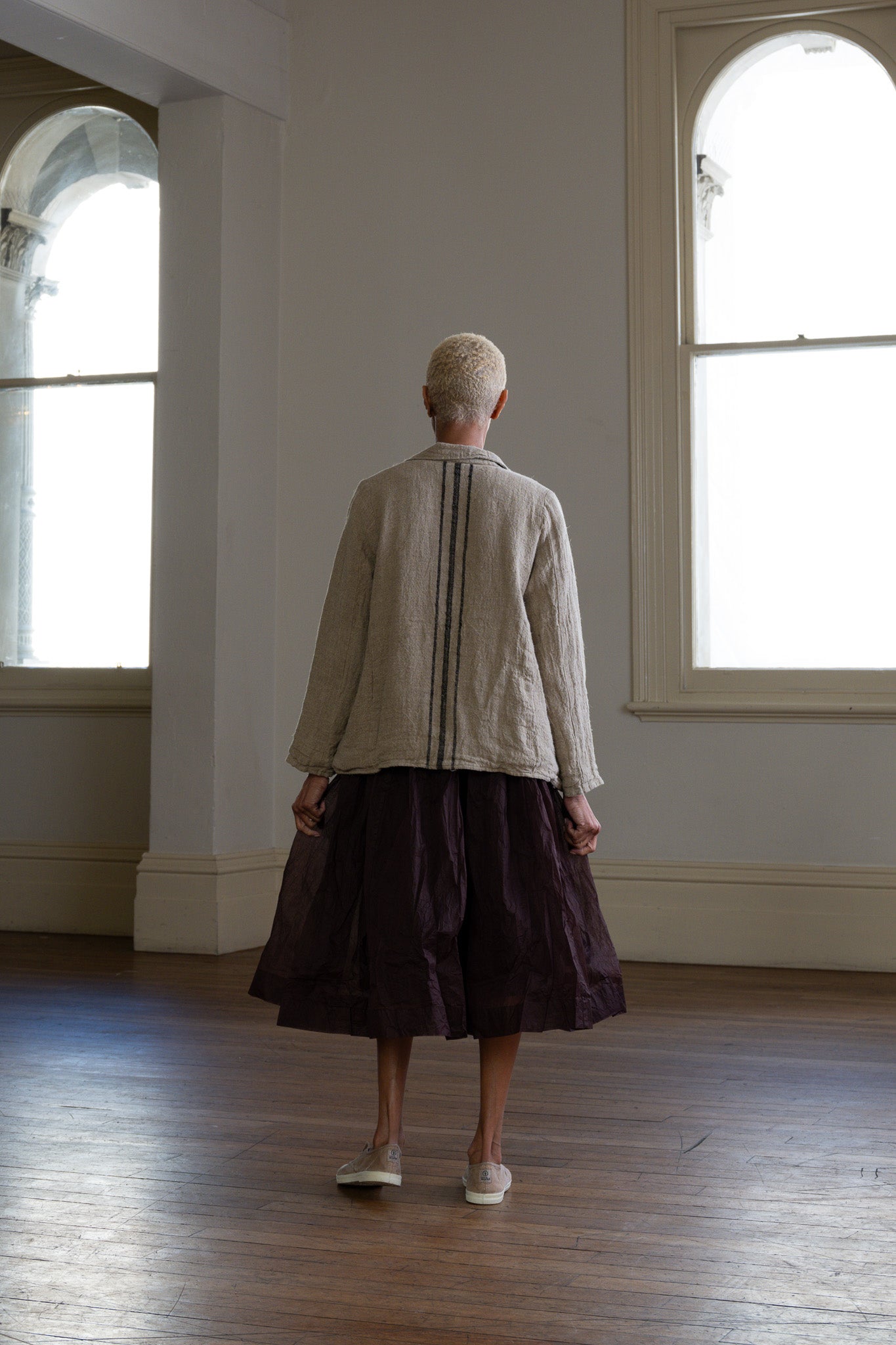 Baridi Jacket - Raw Linen - MegbyDesign