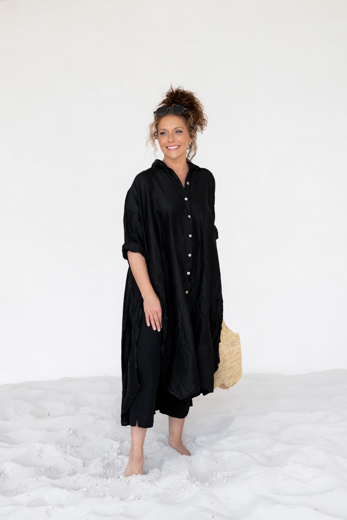 Belgrave Shirt - Silk Taffeta - MegbyDesign