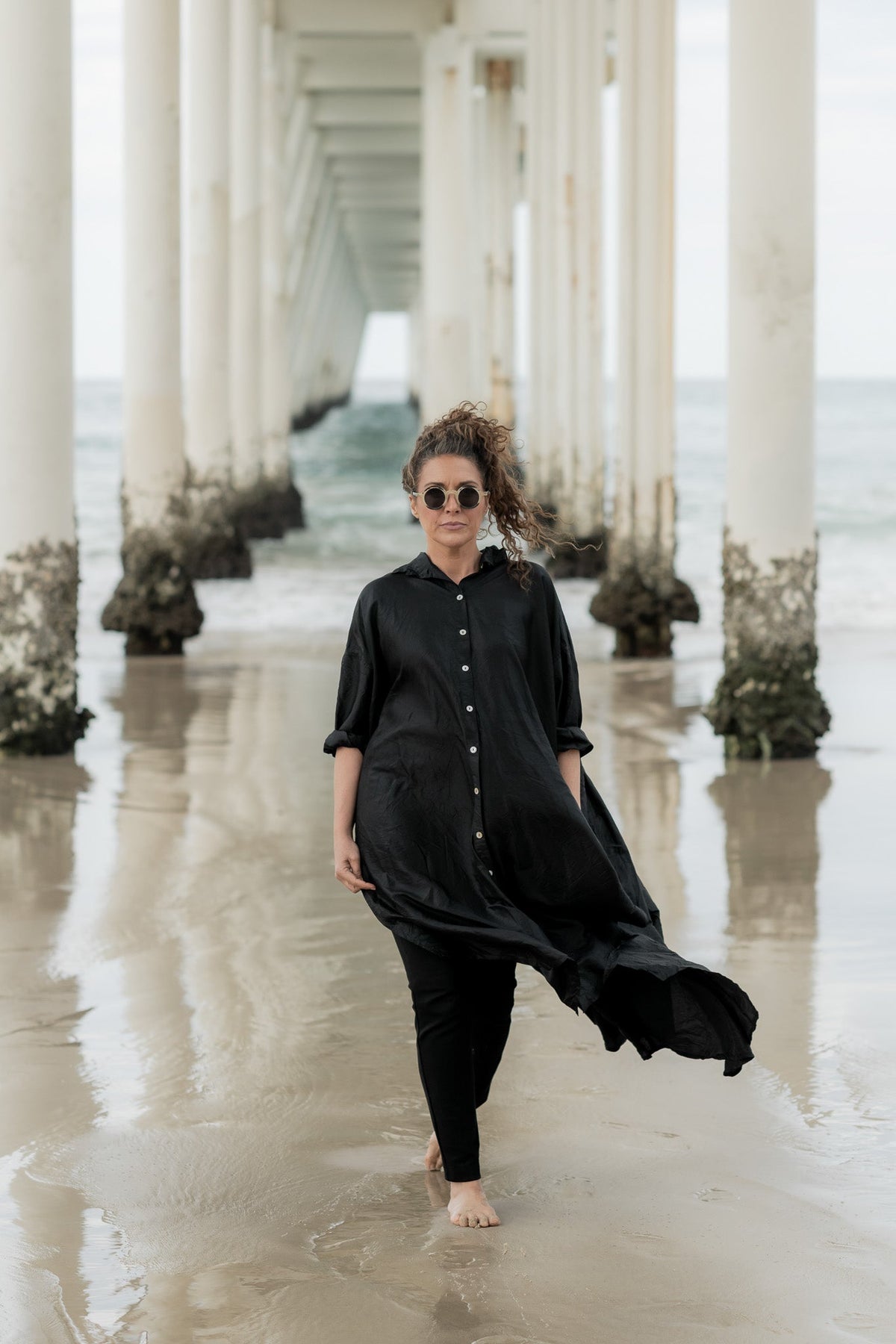 Belgrave Shirt - Silk Taffeta - MegbyDesign
