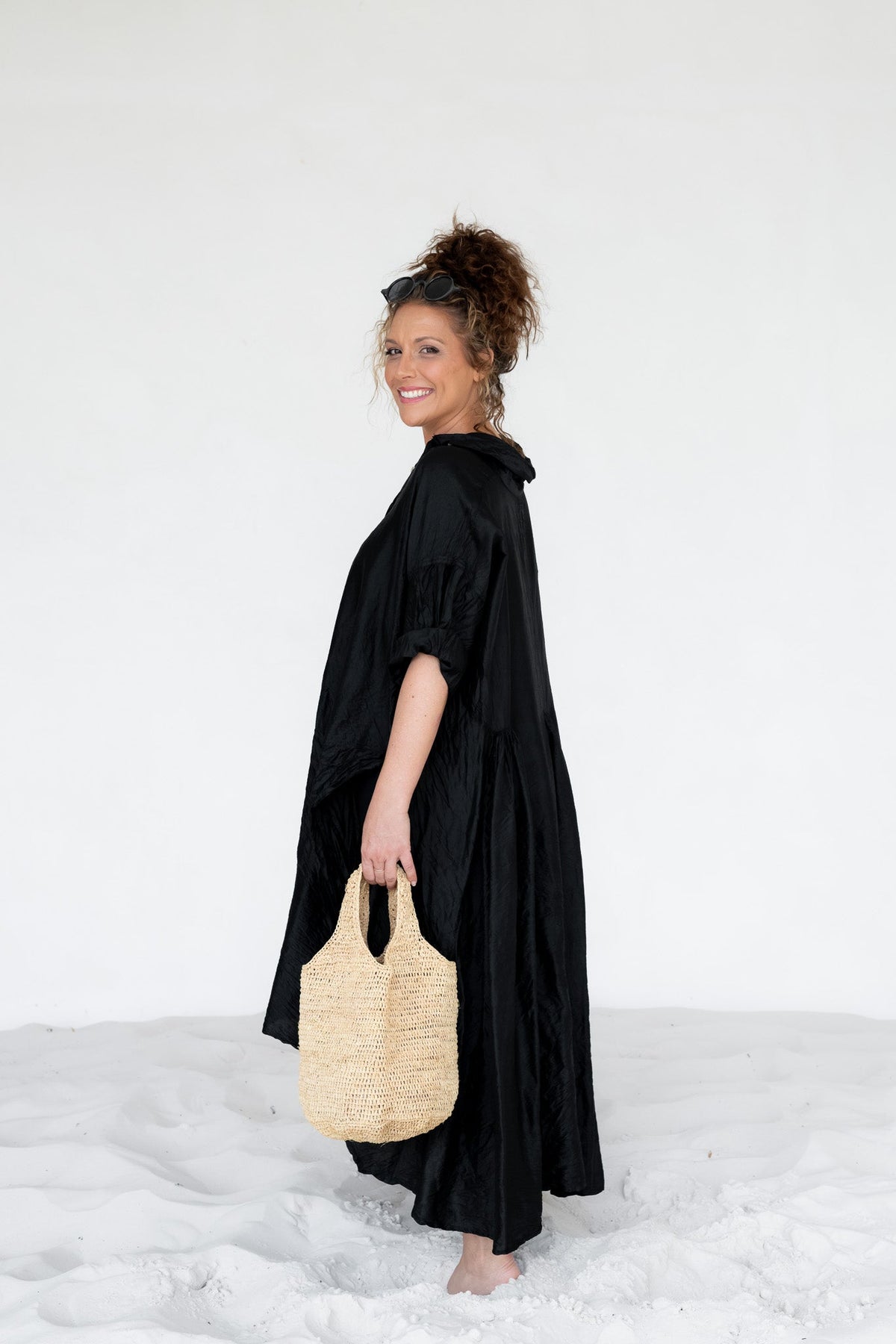 Belgrave Shirt - Silk Taffeta - MegbyDesign