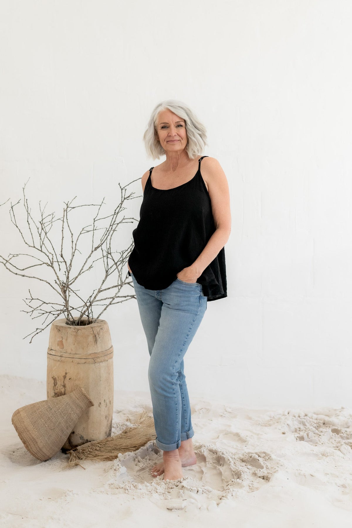 Bells Cami - Linen - MegbyDesign