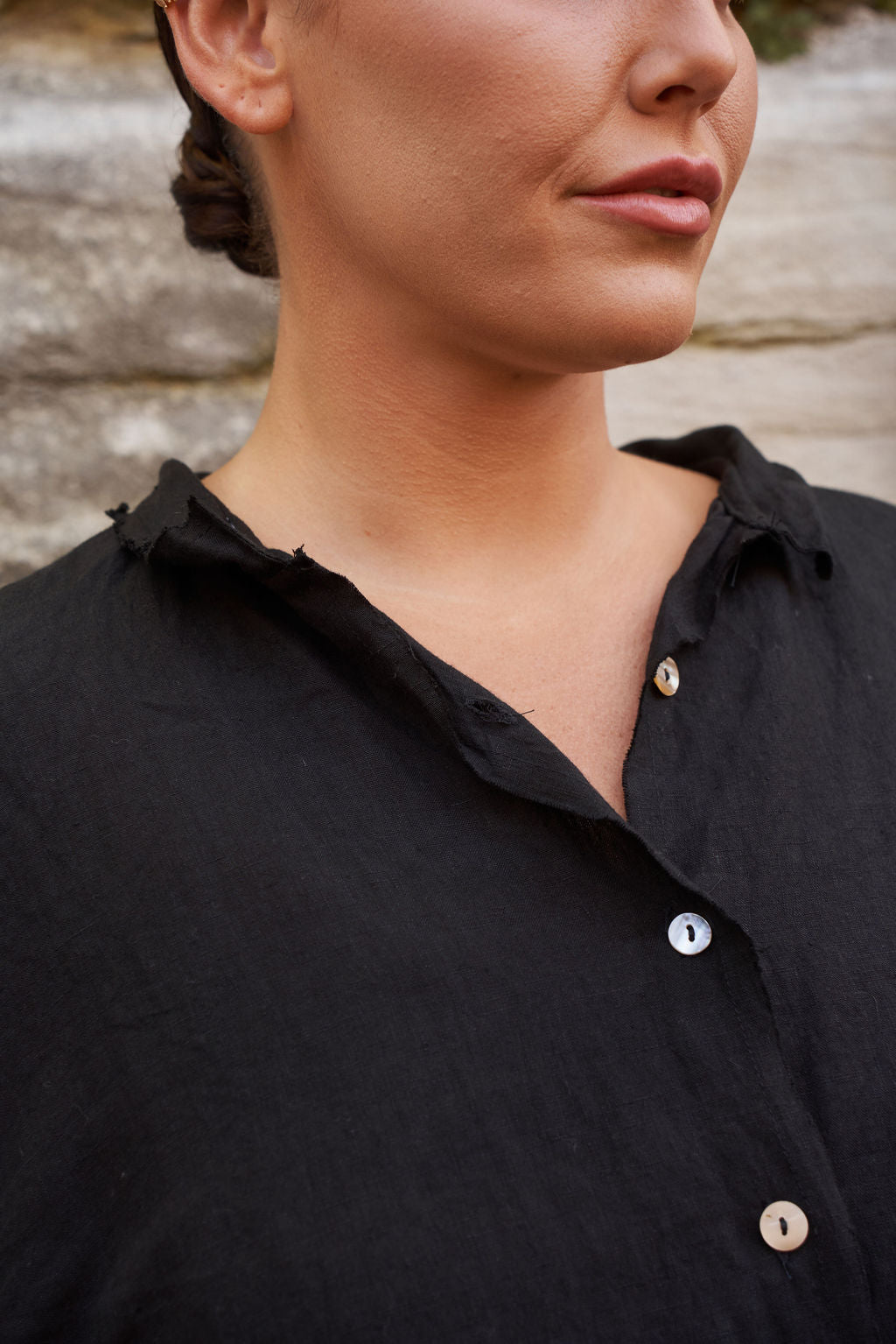 Capria Shirt - Linen - MegbyDesign
