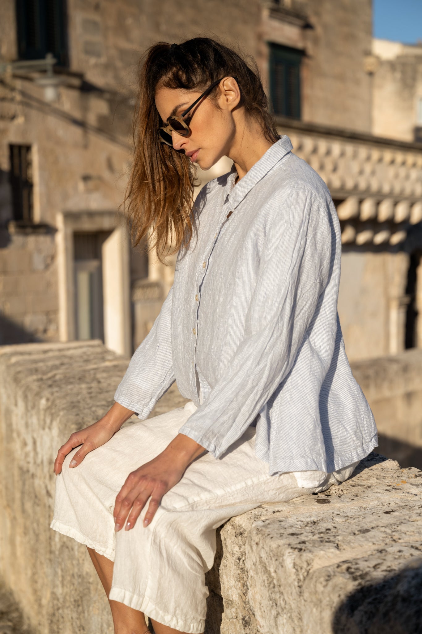 Chiara Shirt - Linen - MegbyDesign