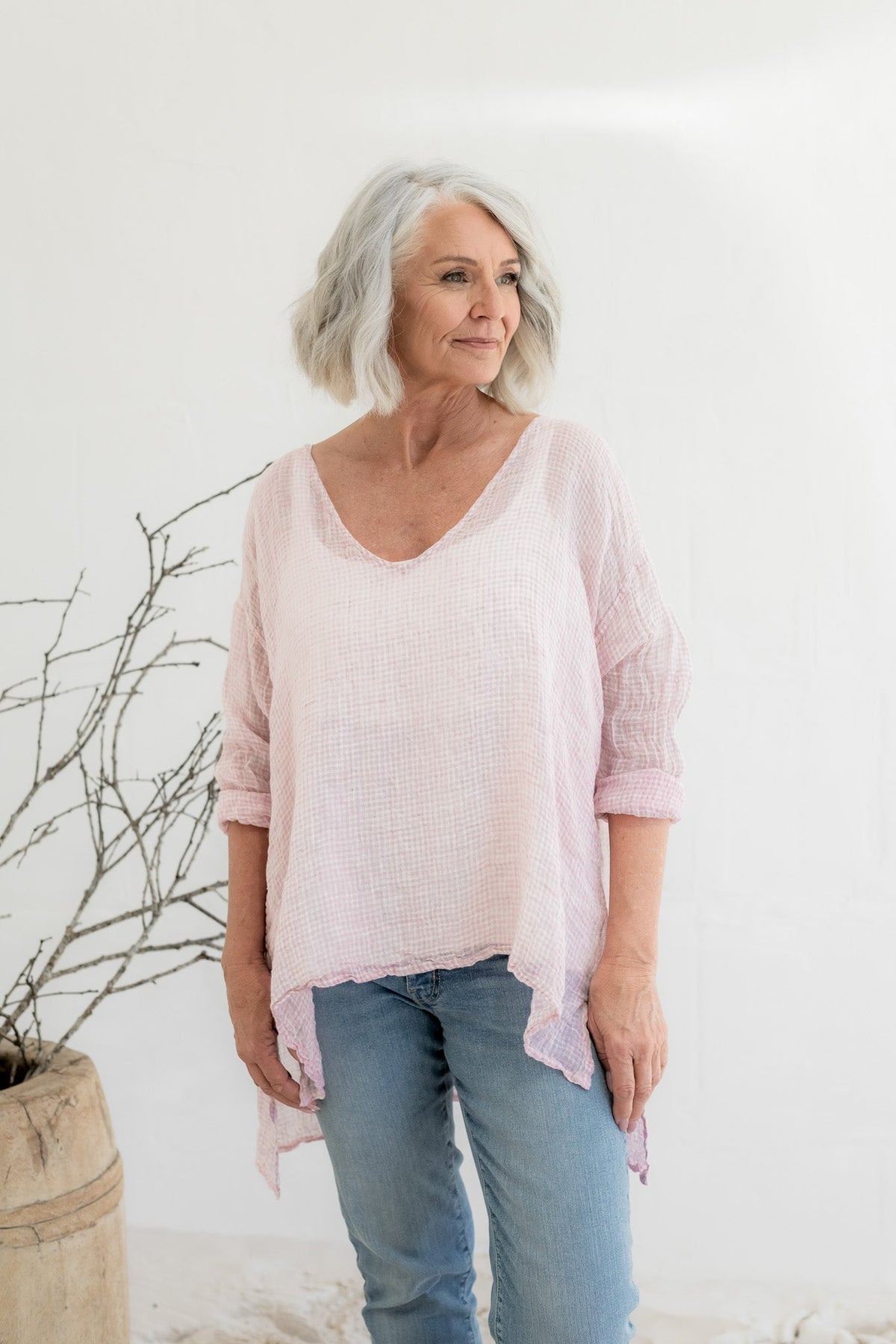 Collie Top - Gauze Linen - MegbyDesign