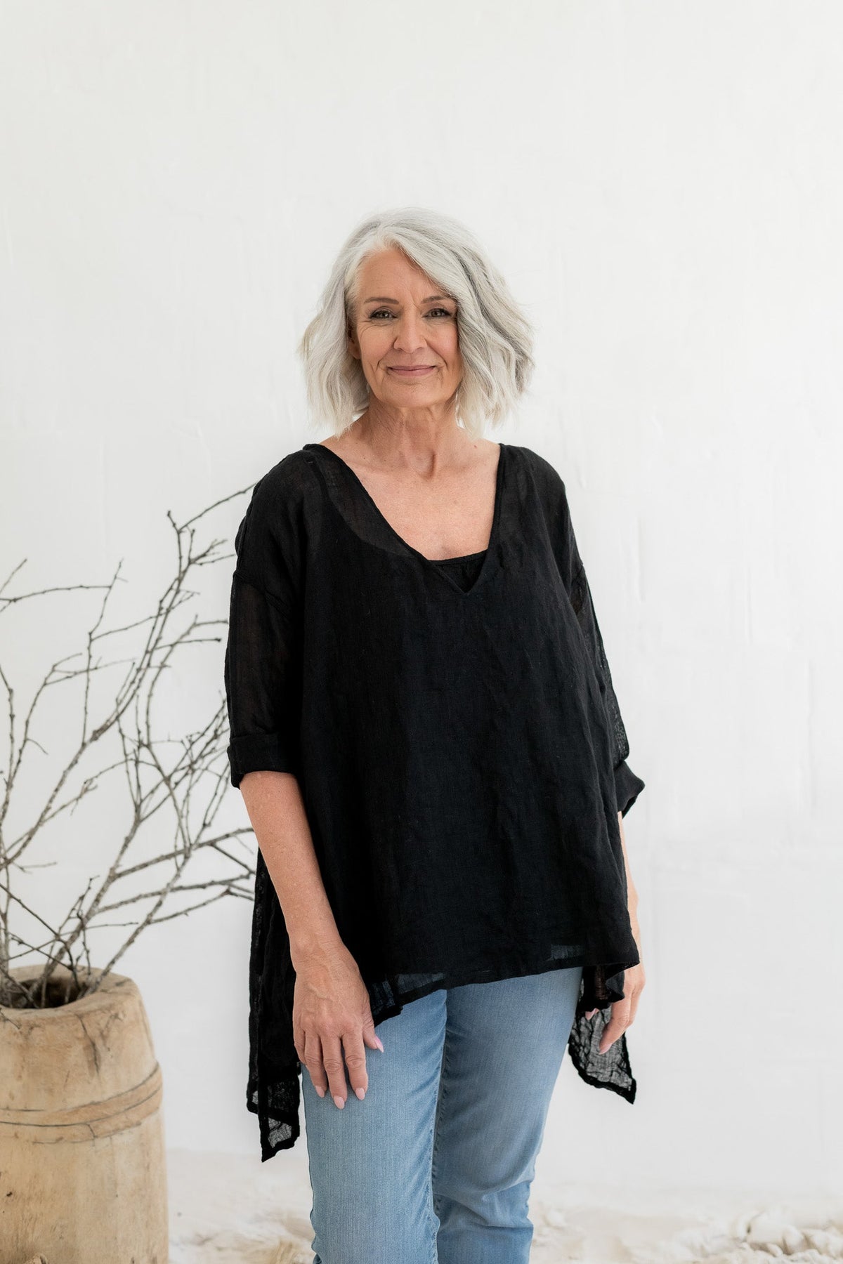 Collie Top - Gauze Linen - MegbyDesign