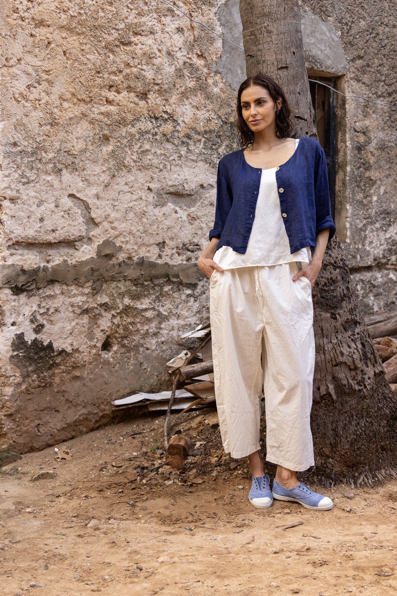 Doto Jacket - Gauze Linen - MegbyDesign