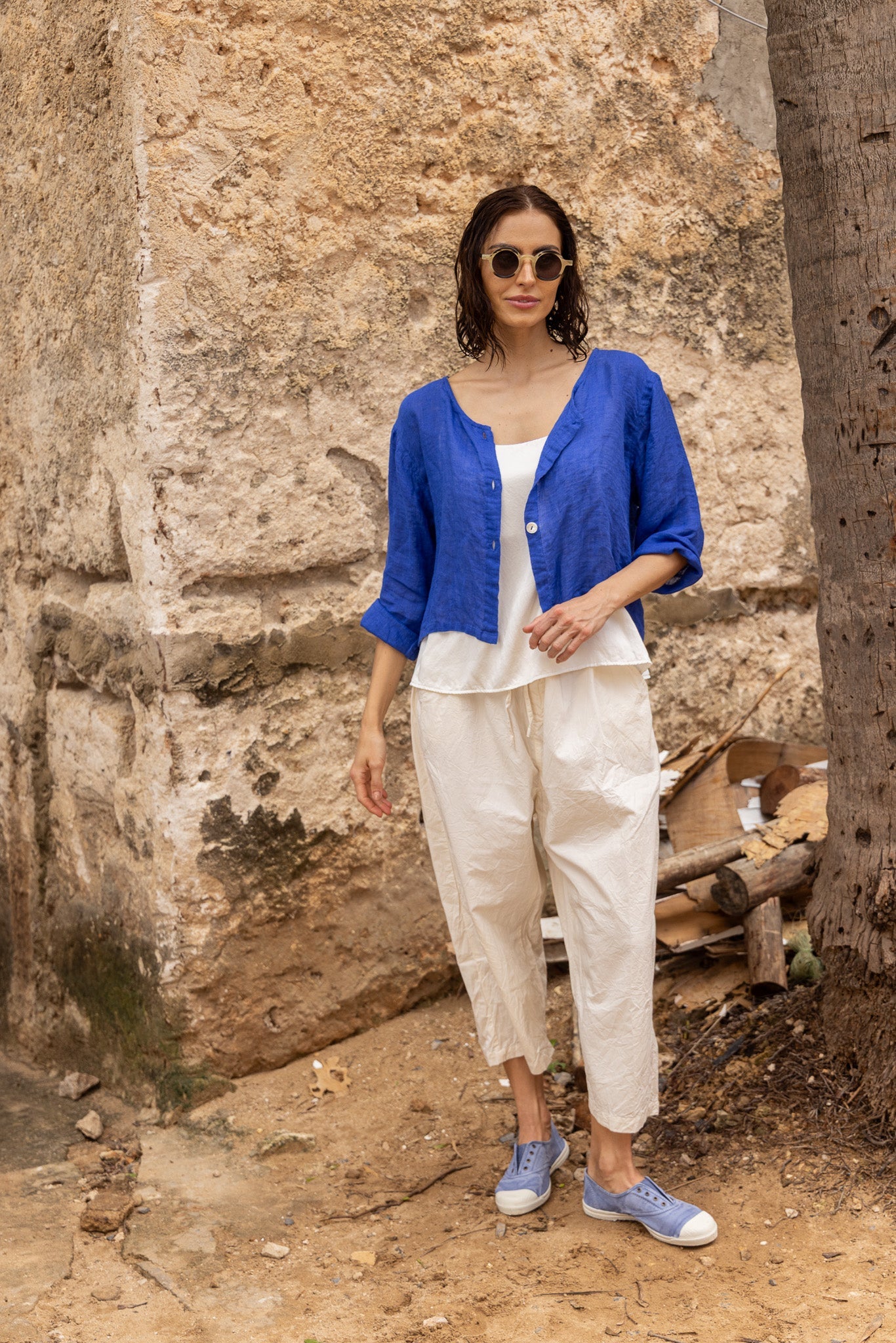 Doto Jacket - Gauze Linen - MegbyDesign