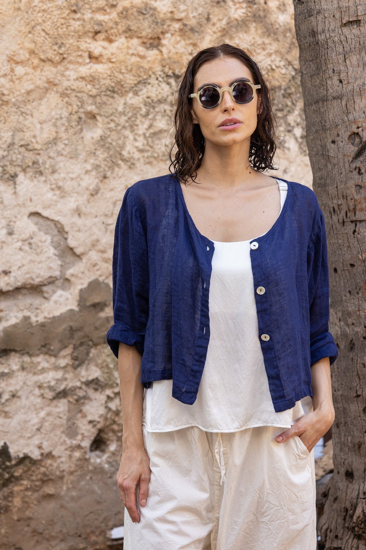 Doto Jacket - Gauze Linen - MegbyDesign