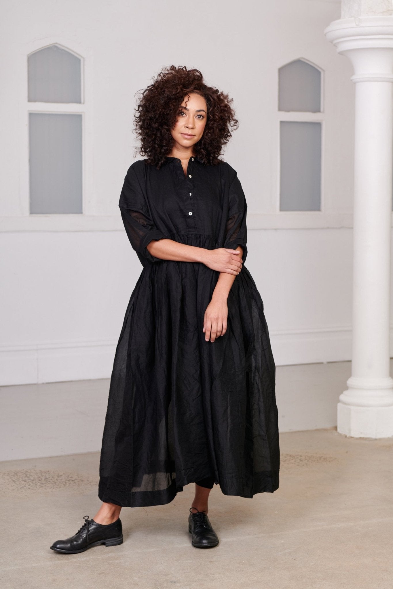 Edith Dress - Cotton Organdy Edith Dress - Cotton Organdy
