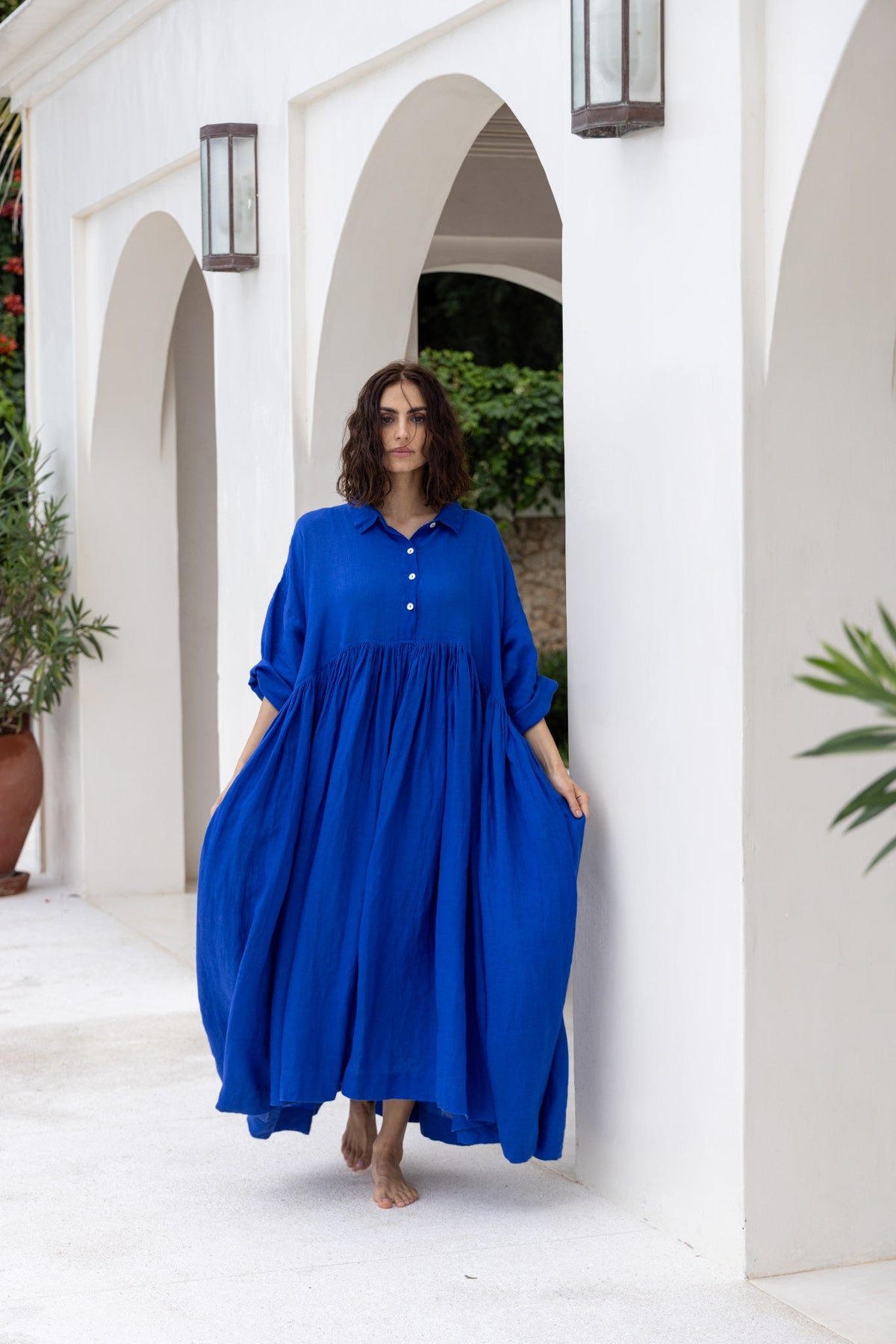 Edith Dress - Linen
