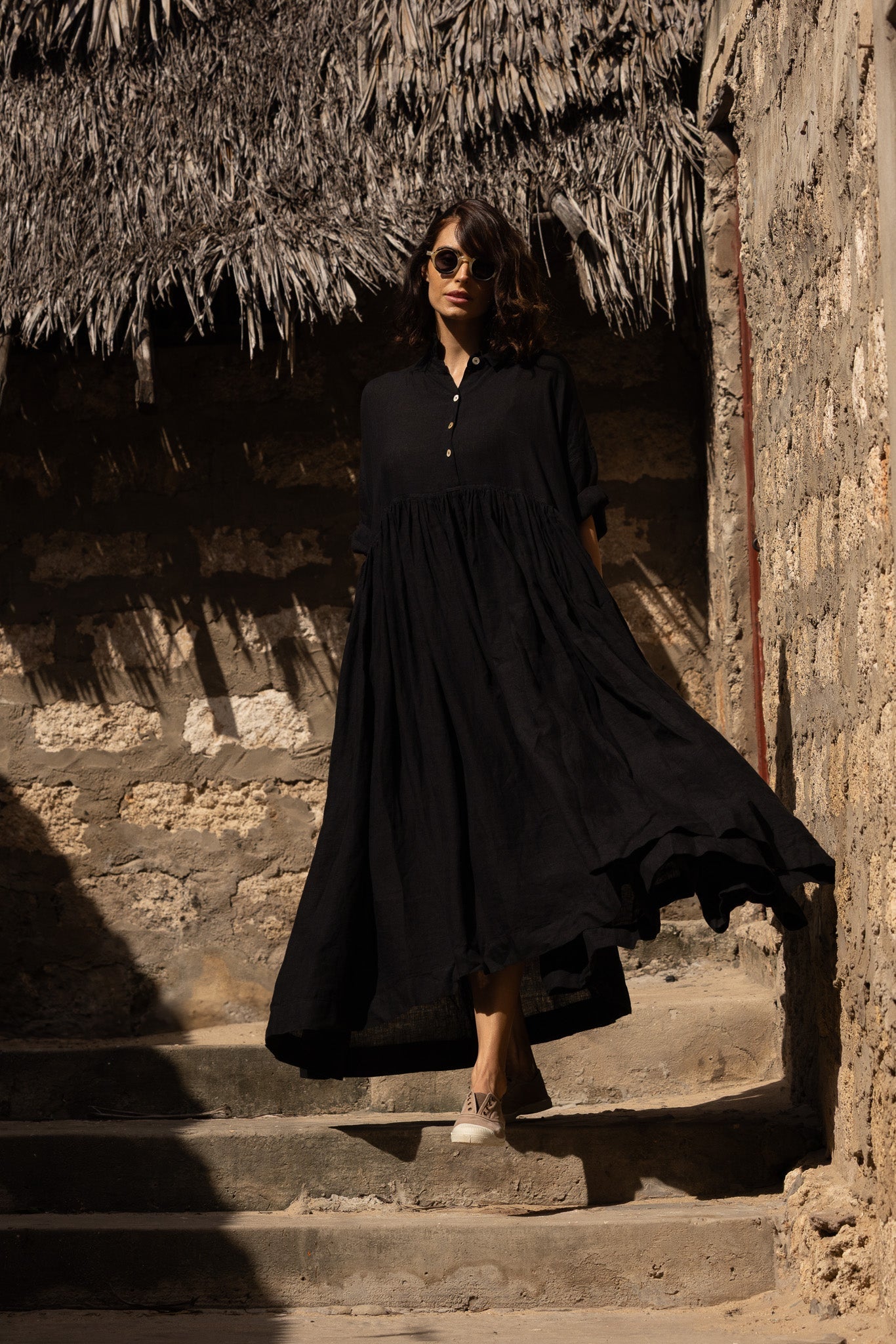 Edith Dress - Linen - MegbyDesign