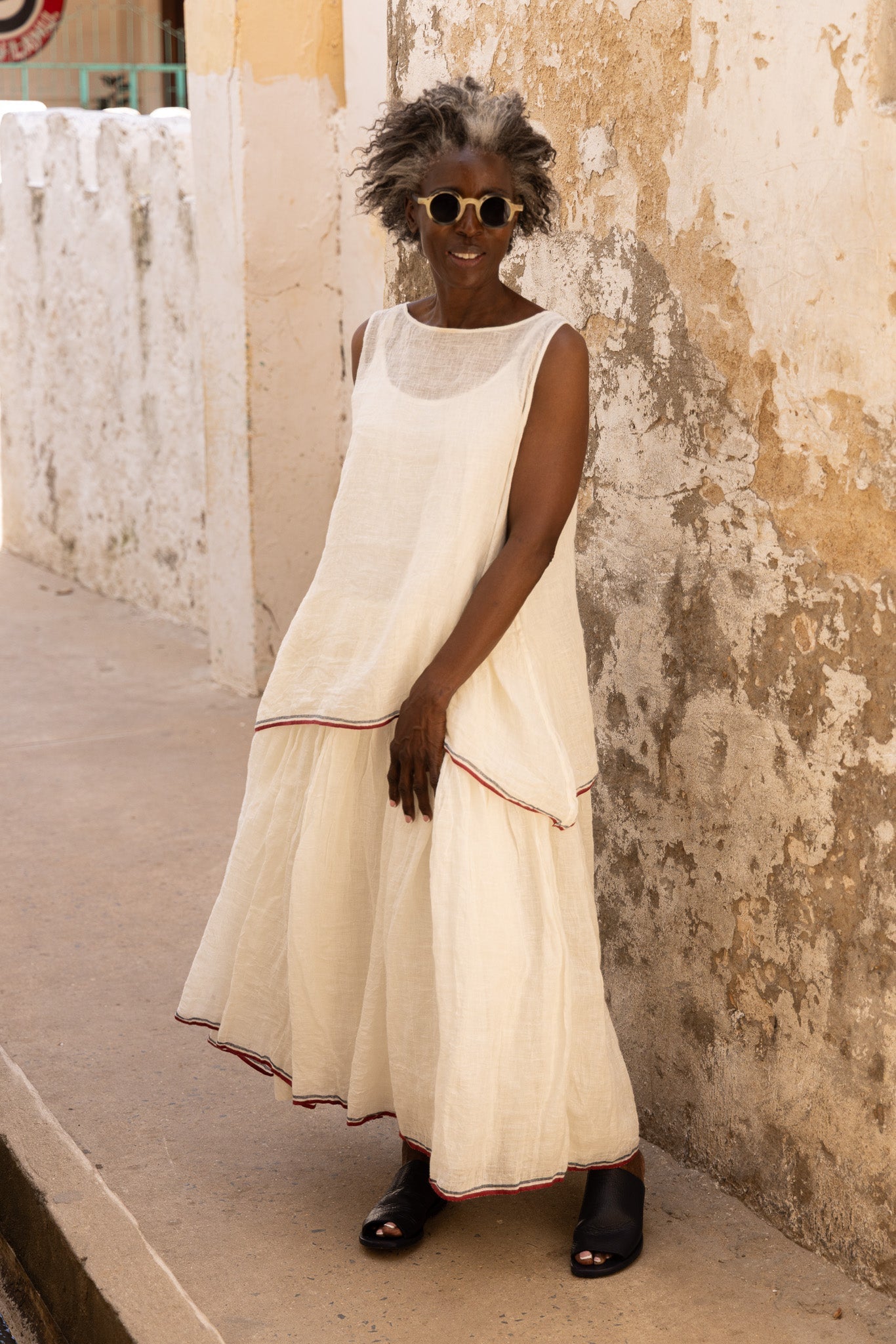 Gia Top - Gauze Linen - MegbyDesign