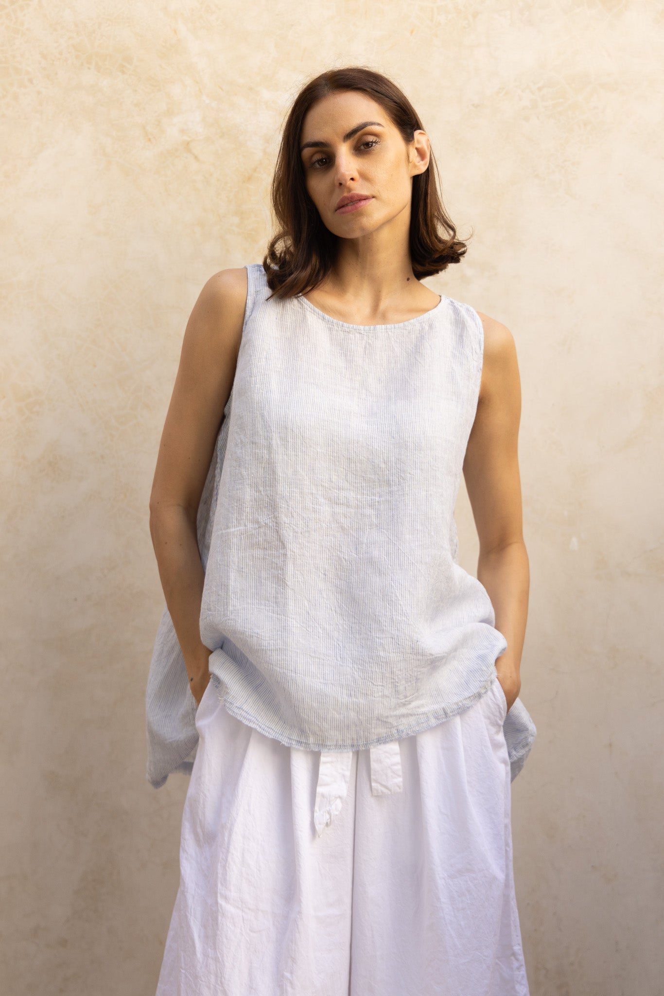 Gia Top - Linen - MegbyDesign