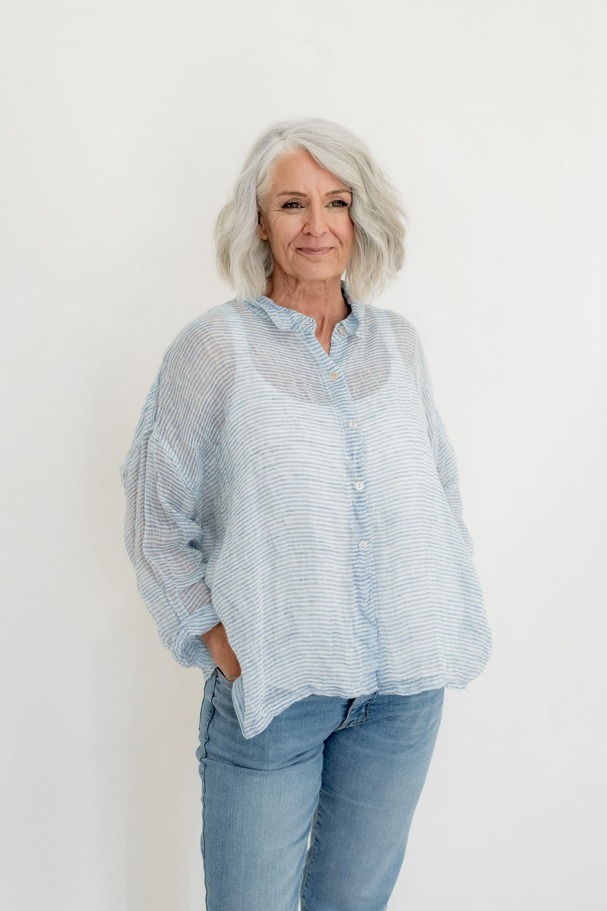 Hamilton Shirt - Gauze Linen - MegbyDesign