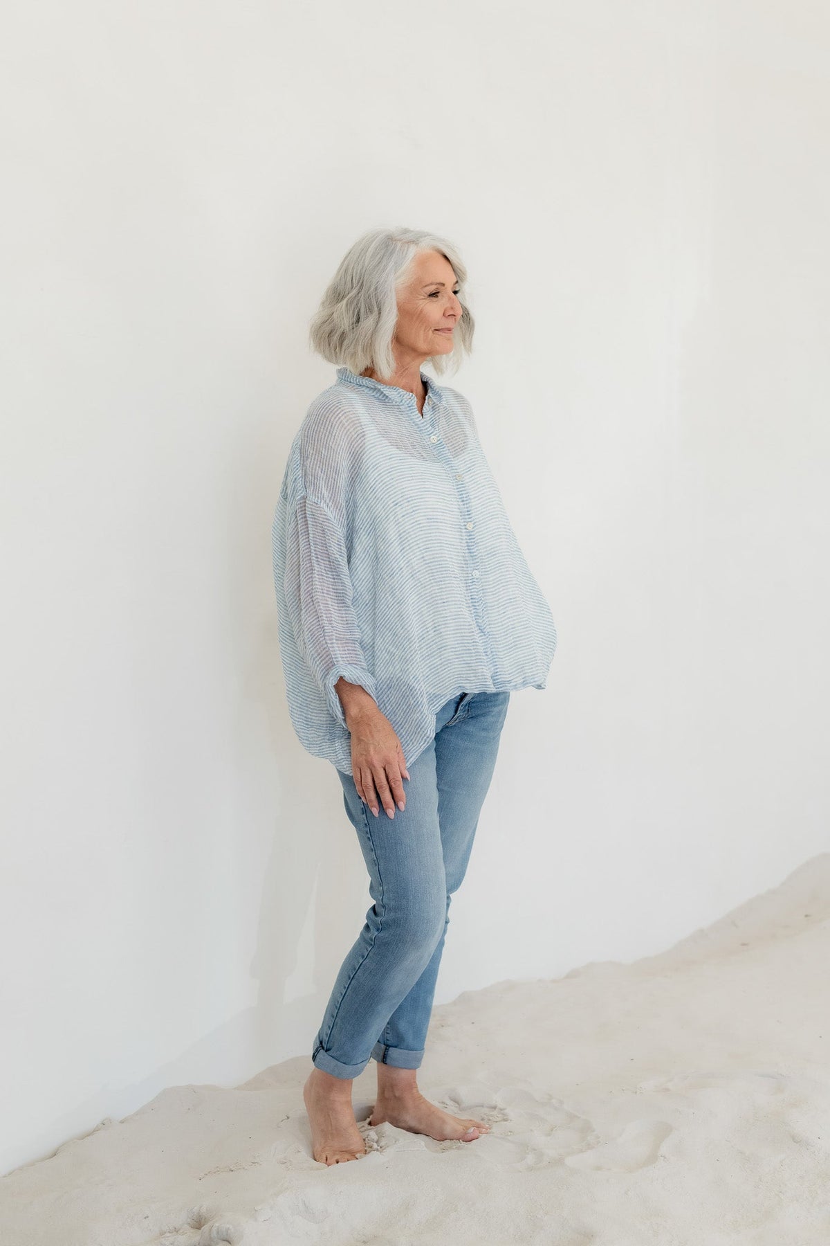Hamilton Shirt - Gauze Linen - MegbyDesign