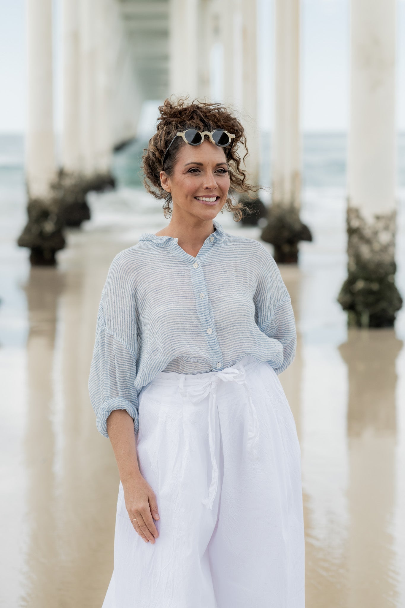 Hamilton Shirt - Gauze Linen - MegbyDesign