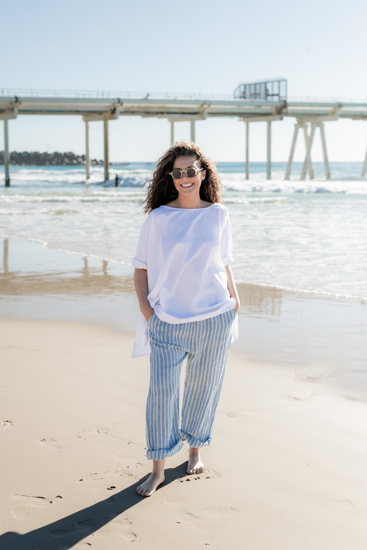 Kirra Pant - Linen - MegbyDesign