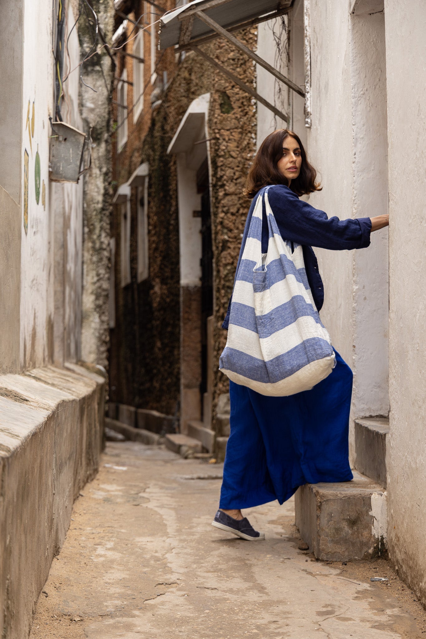 Kitani Bag - Linen - MegbyDesign