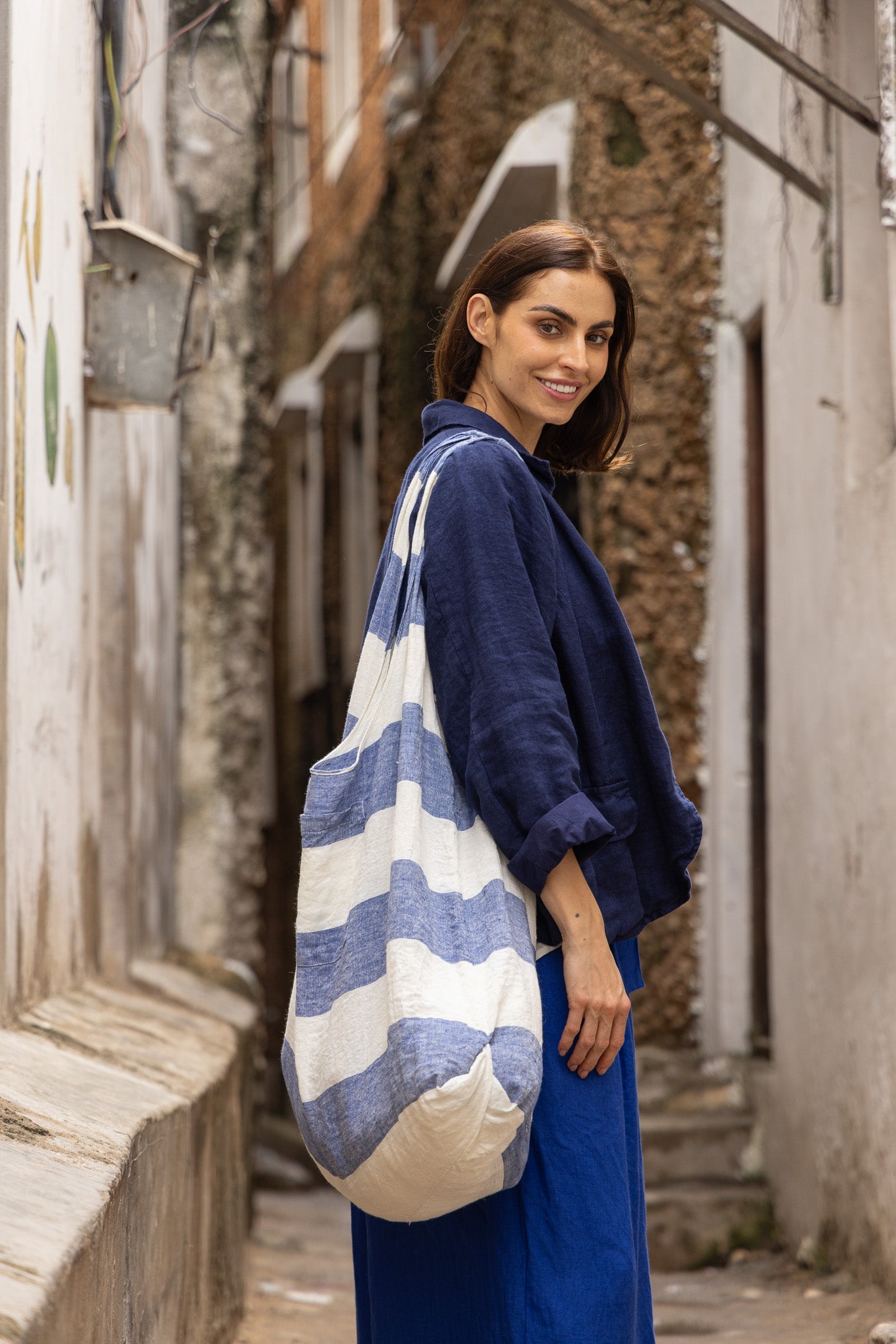 Kitani Bag - Linen - MegbyDesign