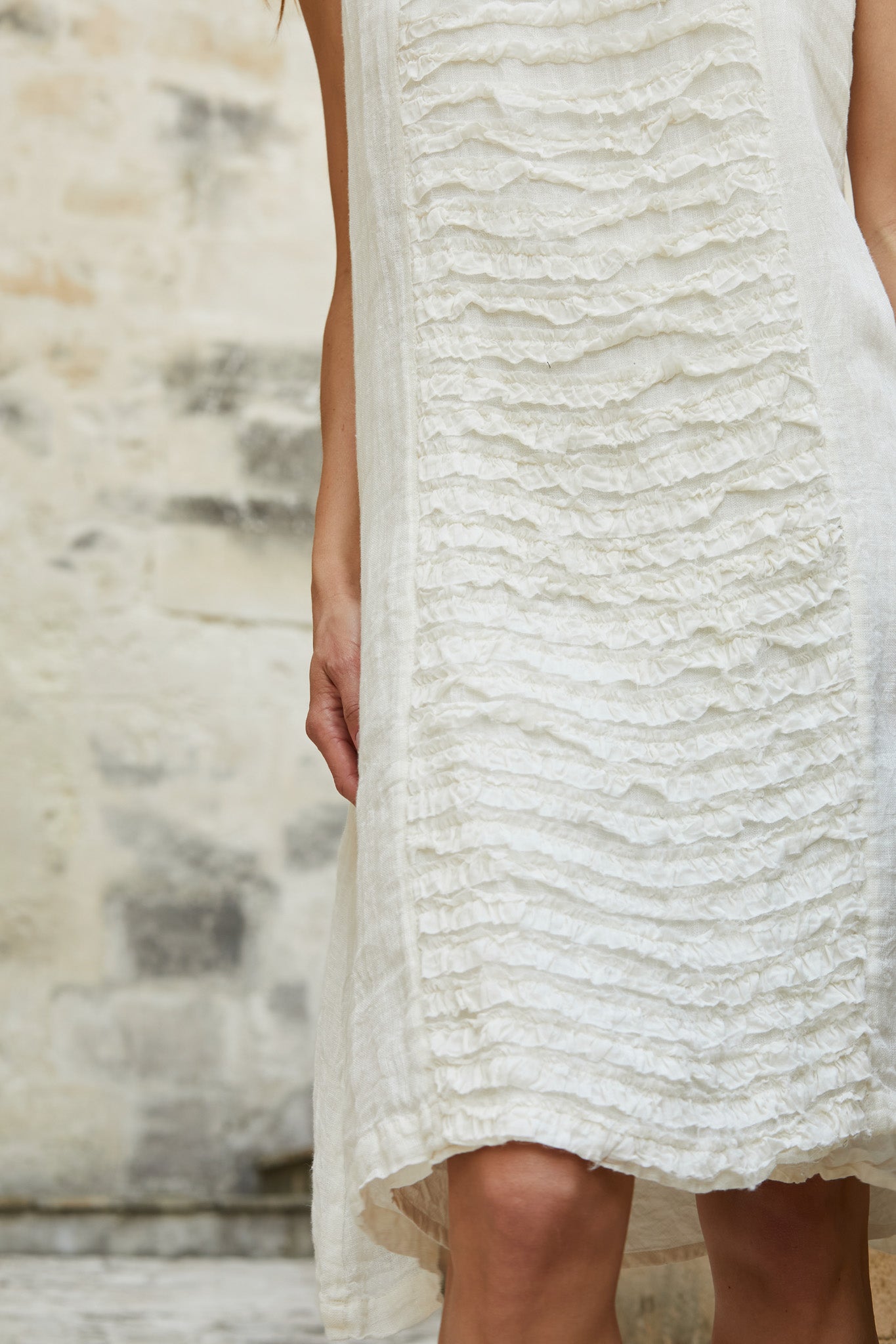 Lidia Dress - Linen & Lace - MegbyDesign