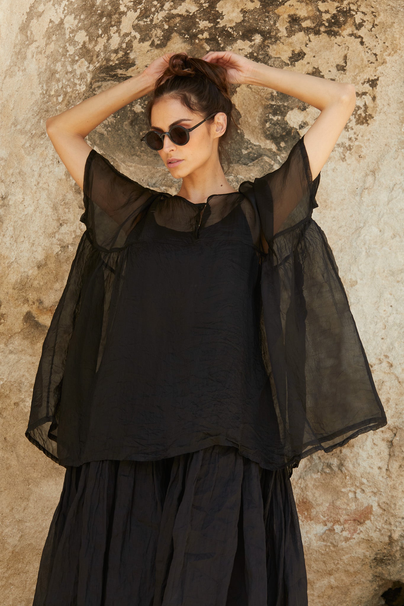 Matilde Top - Silk Organza - MegbyDesign