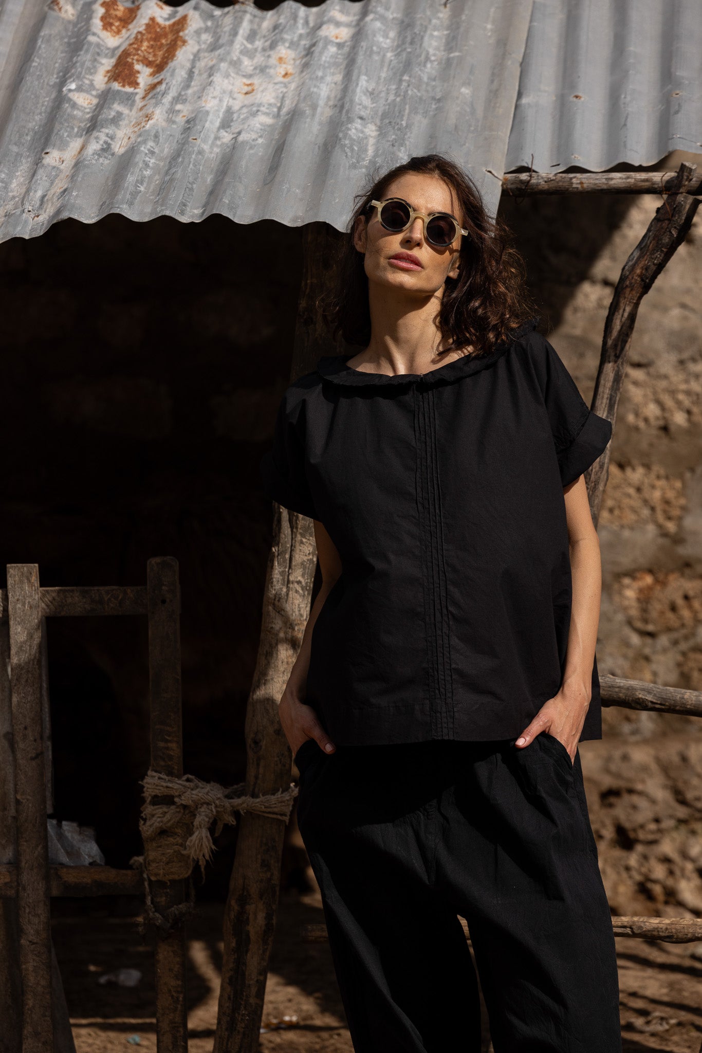 Mia Top - Cotton Poplin - MegbyDesign